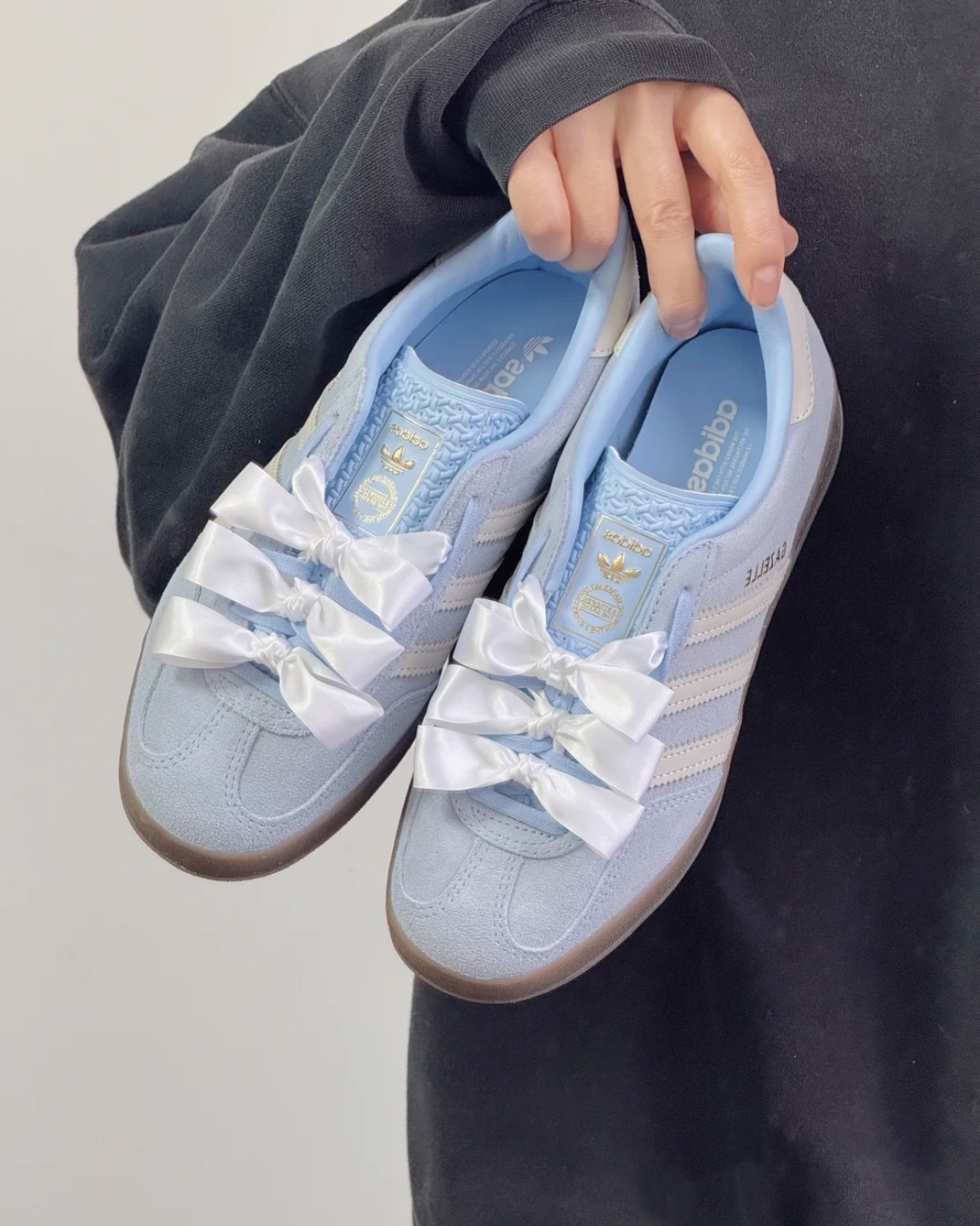 Adidas Originals Gazelle Indoor 焦糖底 麂皮 雲朵藍