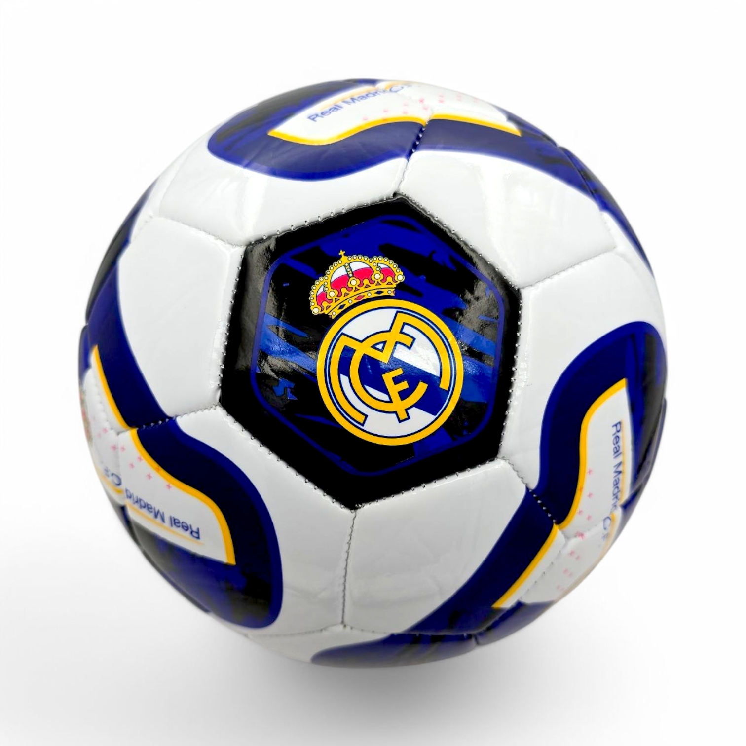 皇家馬德里白藍色旋轉花紋5號足球