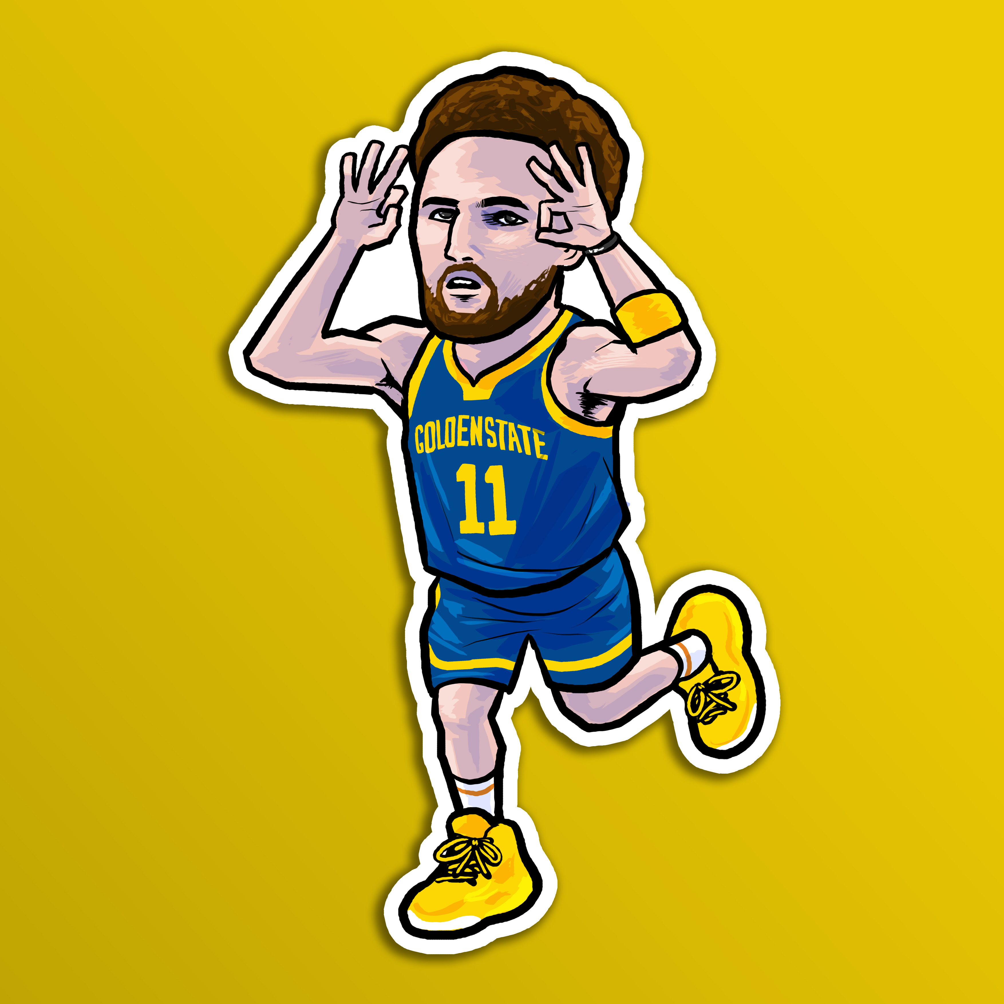 Klay Thompson 貼紙