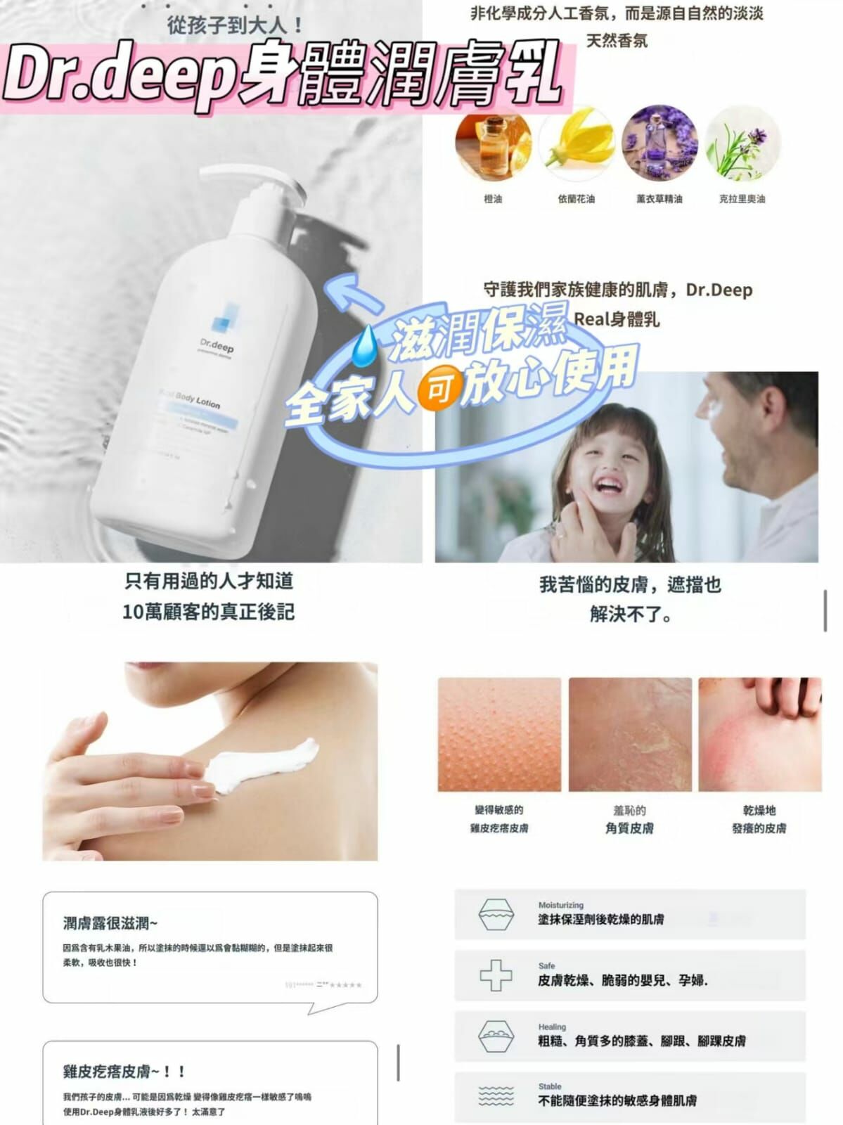 韓國院線產品 Dr.Deep Real Body Lotion HB-5 300ML