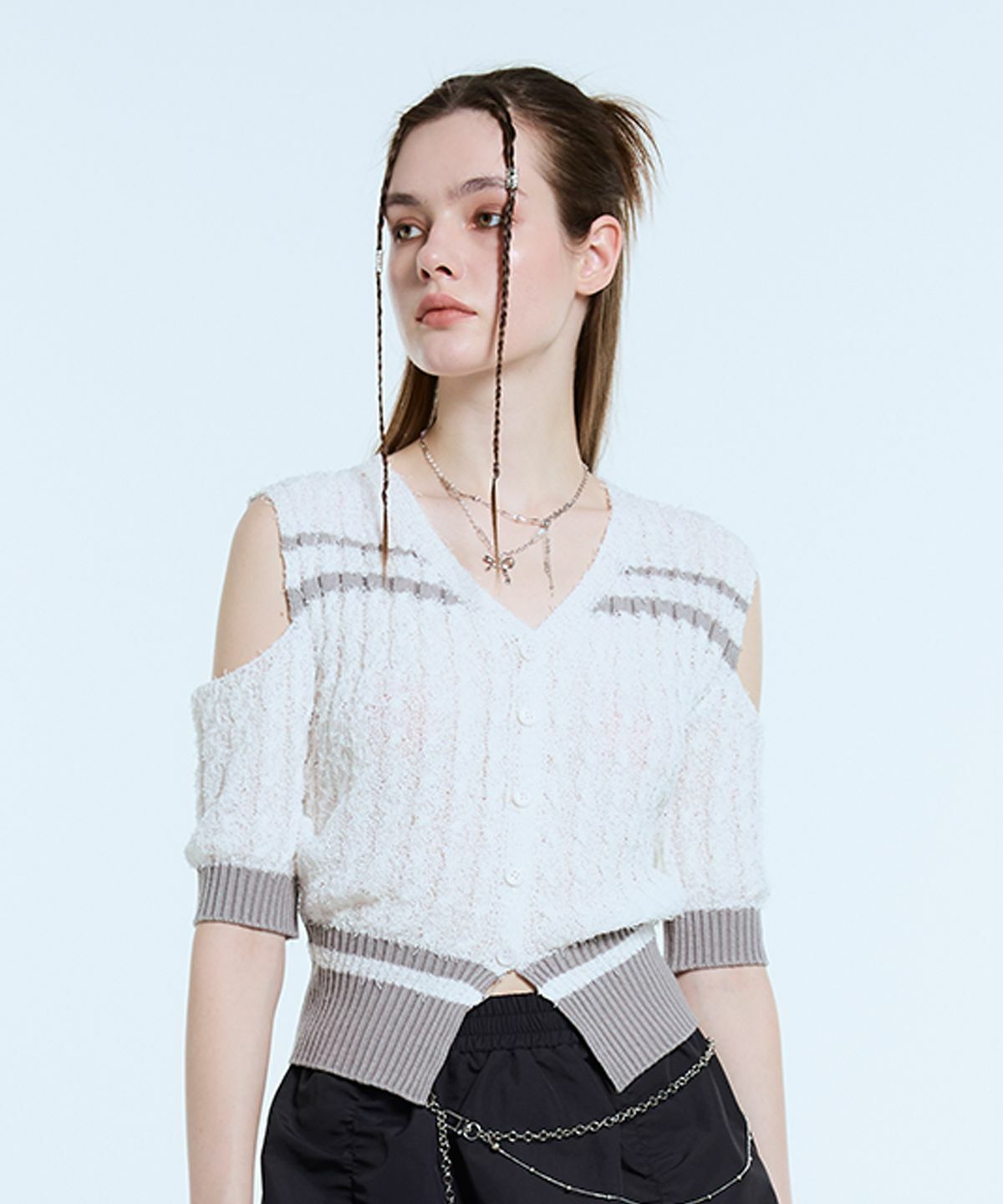 LARTIGENT L11 OFF SHOULDER KNIT