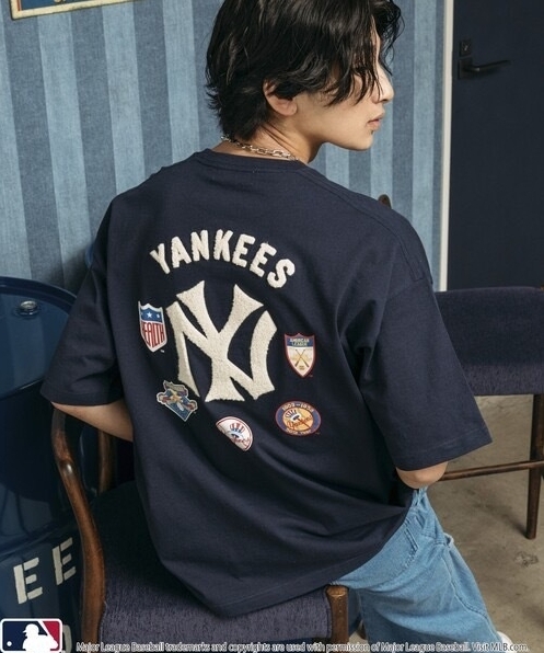 <限時特價>MLB 美國職棒 大聯盟  背部刺繡 補丁 圖案 短袖 31262208001007695