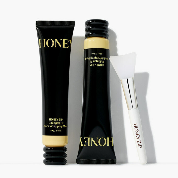 韓國院線產品 Honey Zip 蜂蜜黑金奶皮撕拉面膜