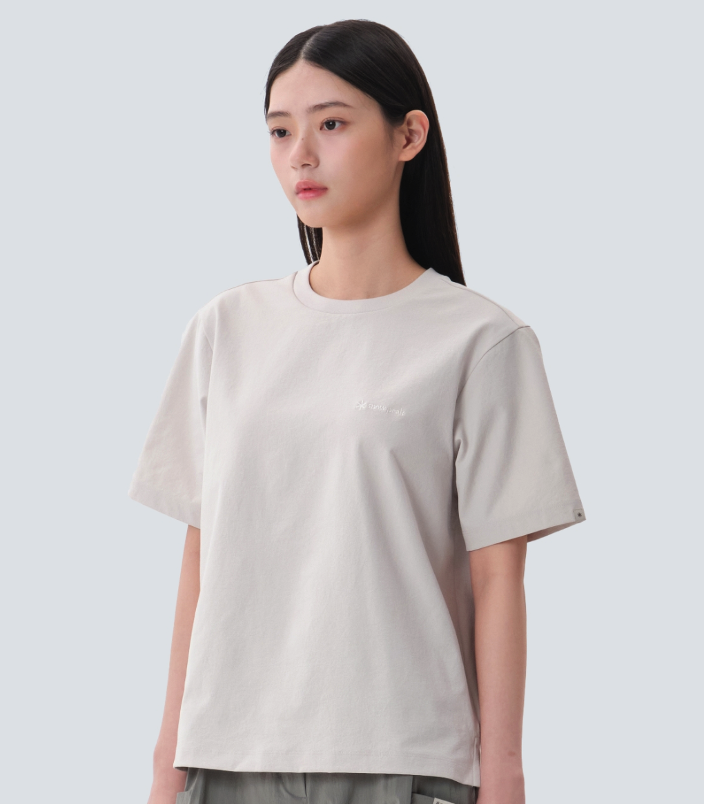 【現貨】snow peak Classic Woven Women Short Sleeve T-shirt 25SS 女款 基本款 刺繡 短tee S25MWTTS17