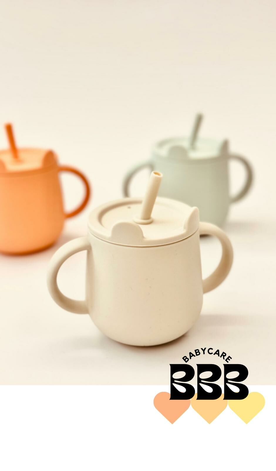 BBB_Babyacre 矽膠餐具系列- 小熊矽膠杯