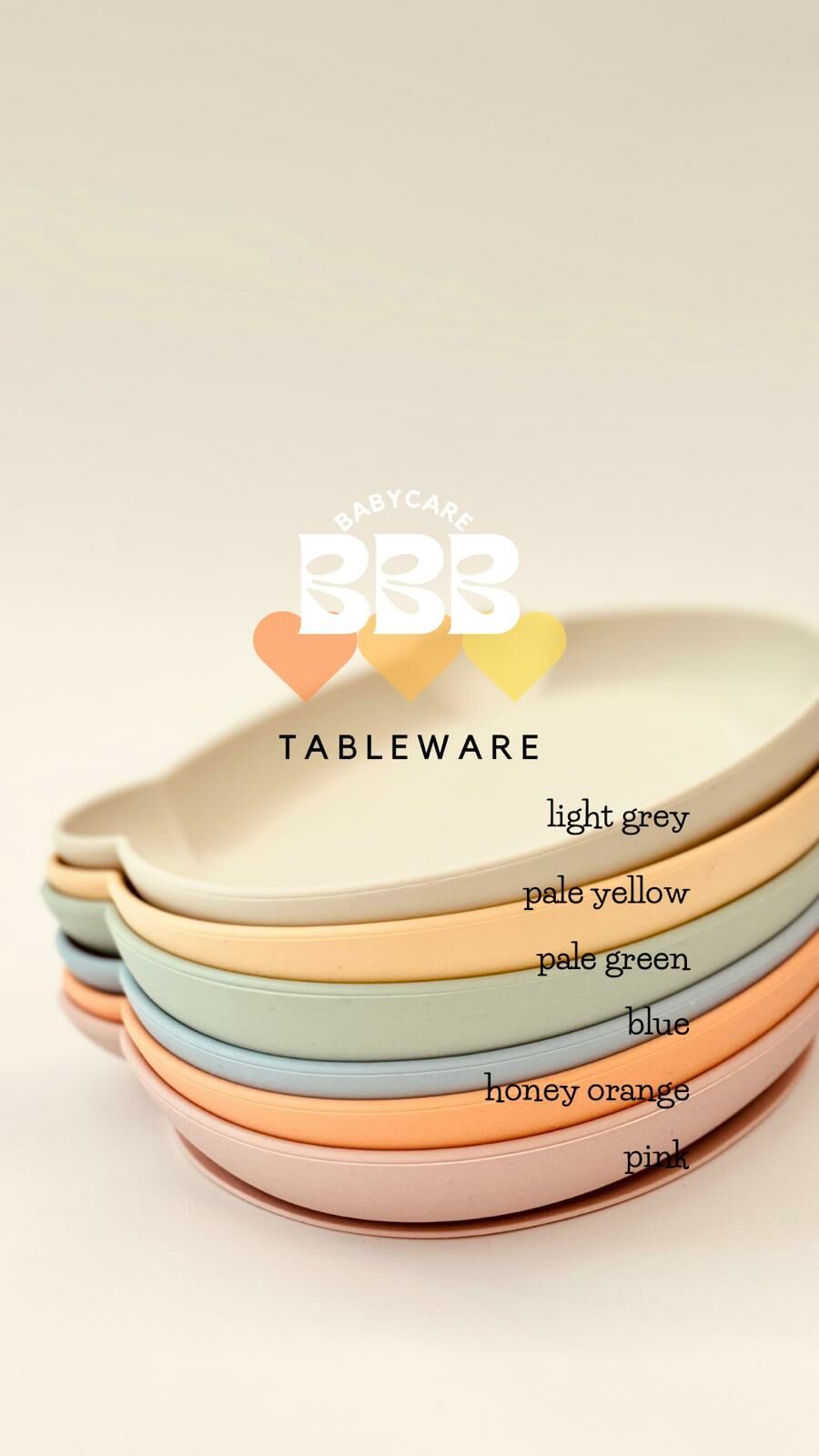 BBB_Babyacre 矽膠餐具系列- 小熊吸盤餐盤