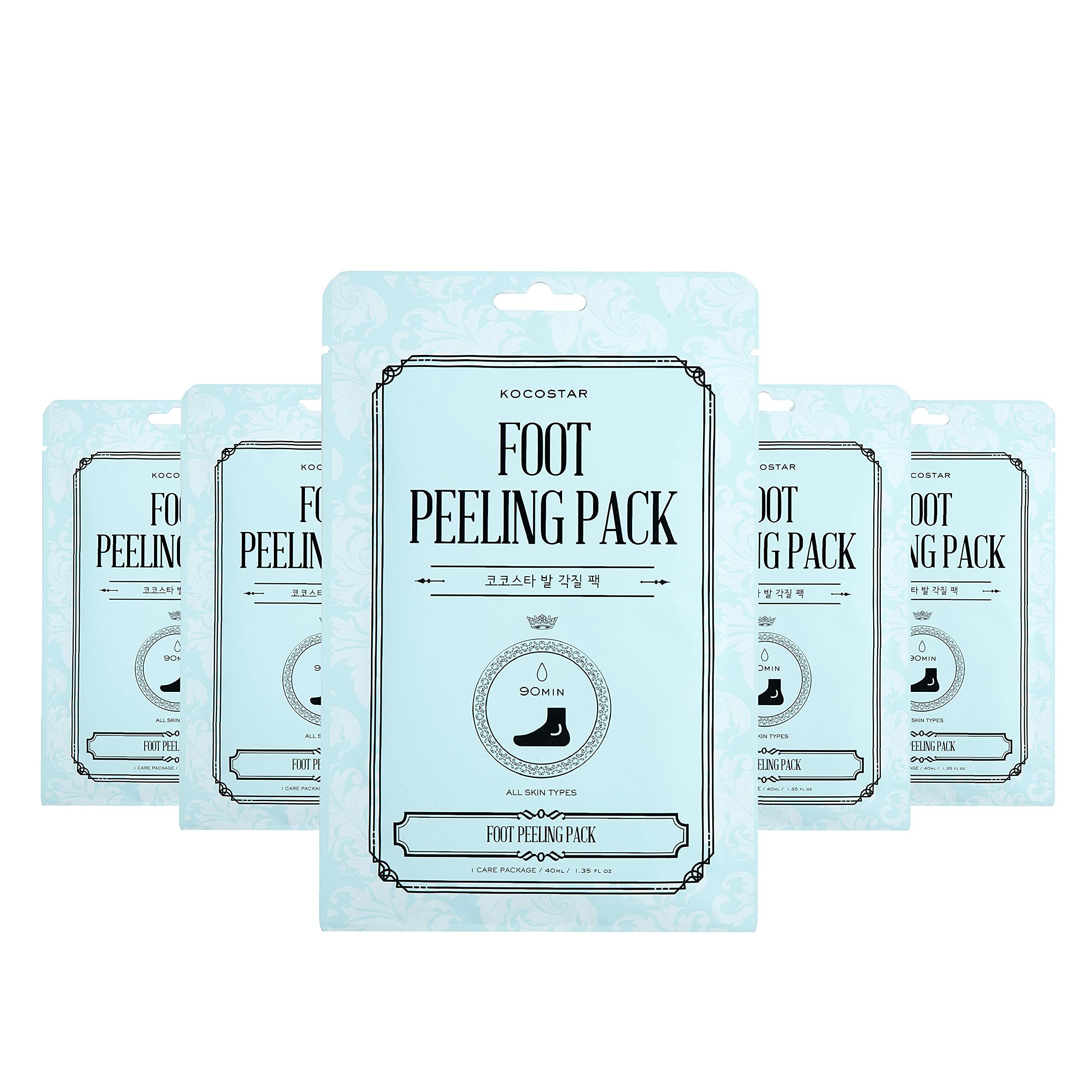 韓國院線產品 KOCOSTAR 去角質腳膜 (一盒5片)