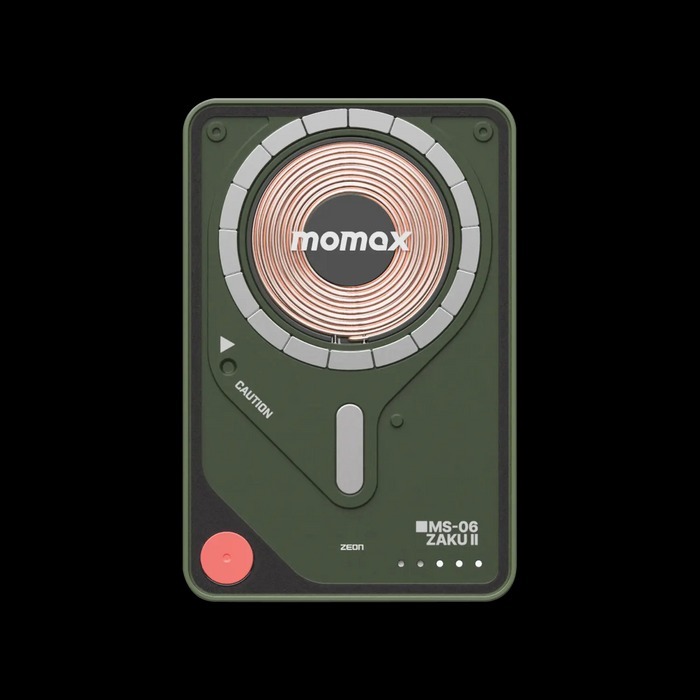 機動戰士高達 x Momax 1-Power X Pro 5000mAh 內置USB-C線移動電源支架 - MS-06 渣古II版本