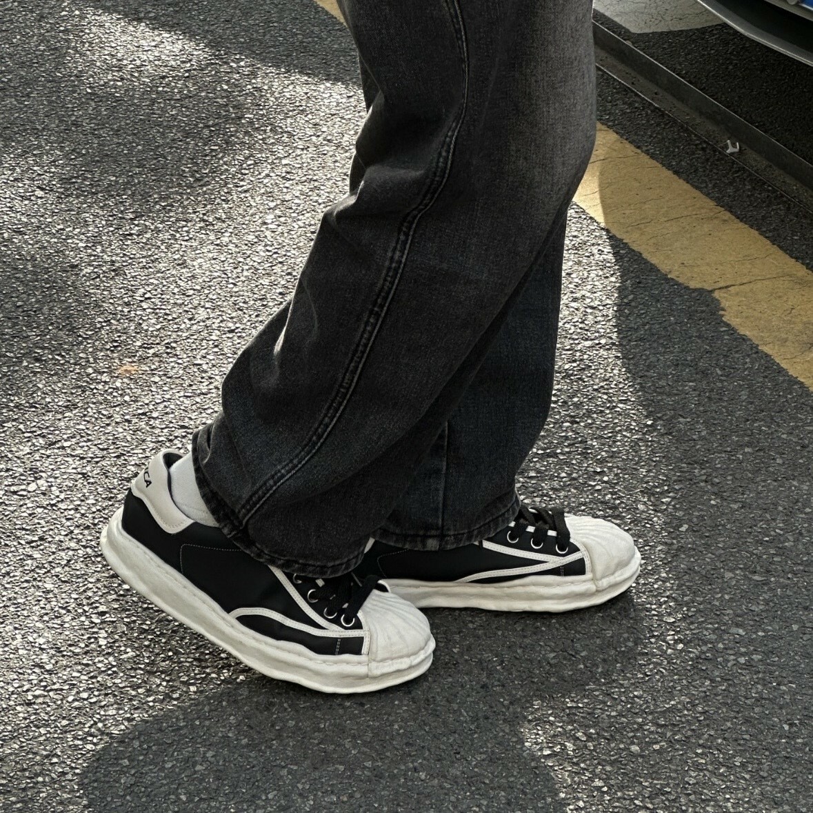 Nautica 貝殼溶解鞋 黑白