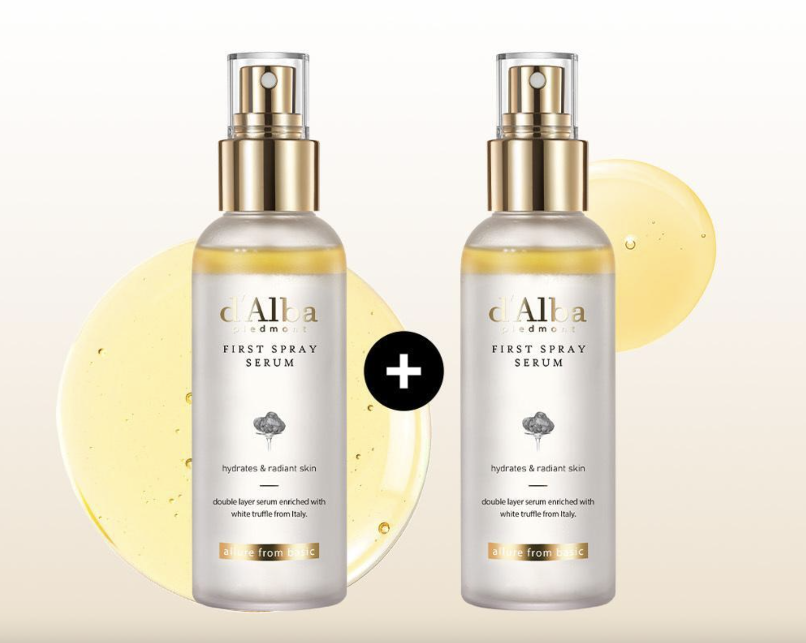 現 貨丨D'alba 空姐噴霧 水光松露提亮保濕精華噴霧 100mL + 100mL 孖裝