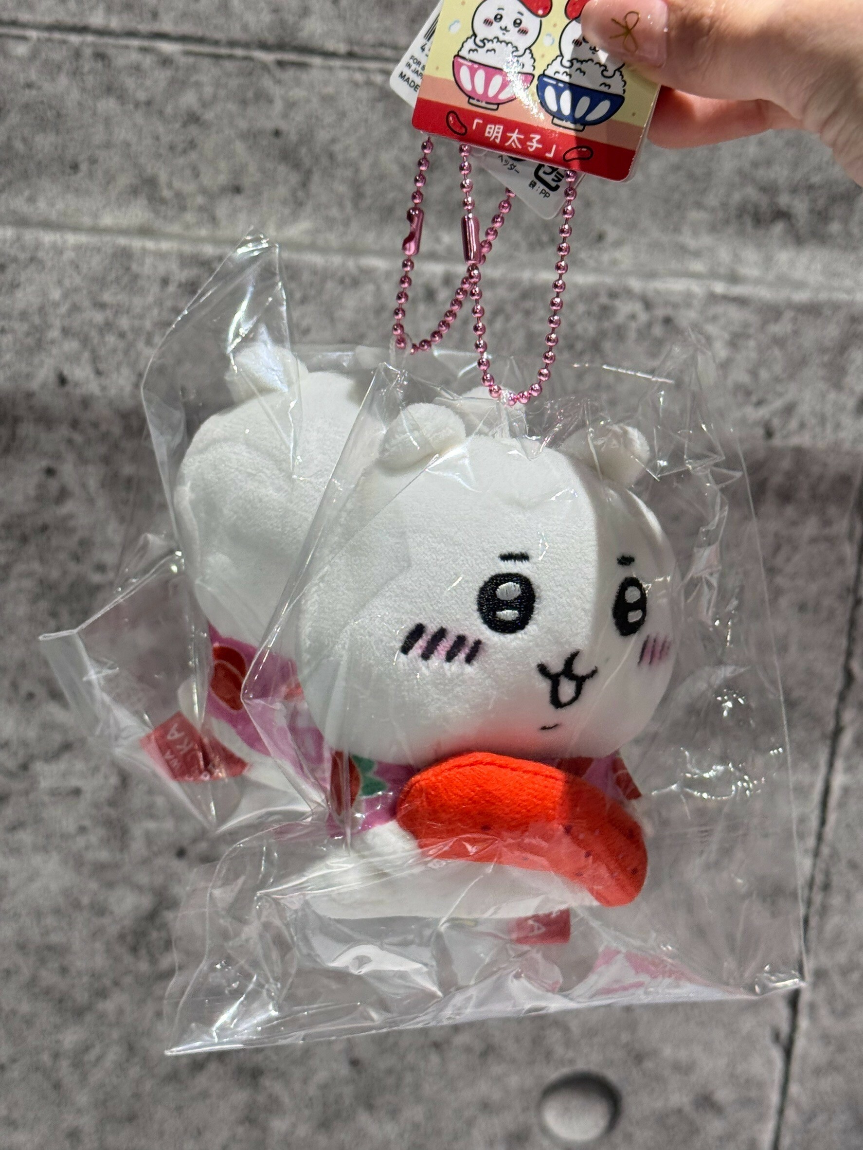 吉伊卡哇 福岡限定 明太子吉伊卡哇 毛絨吊飾 娃娃