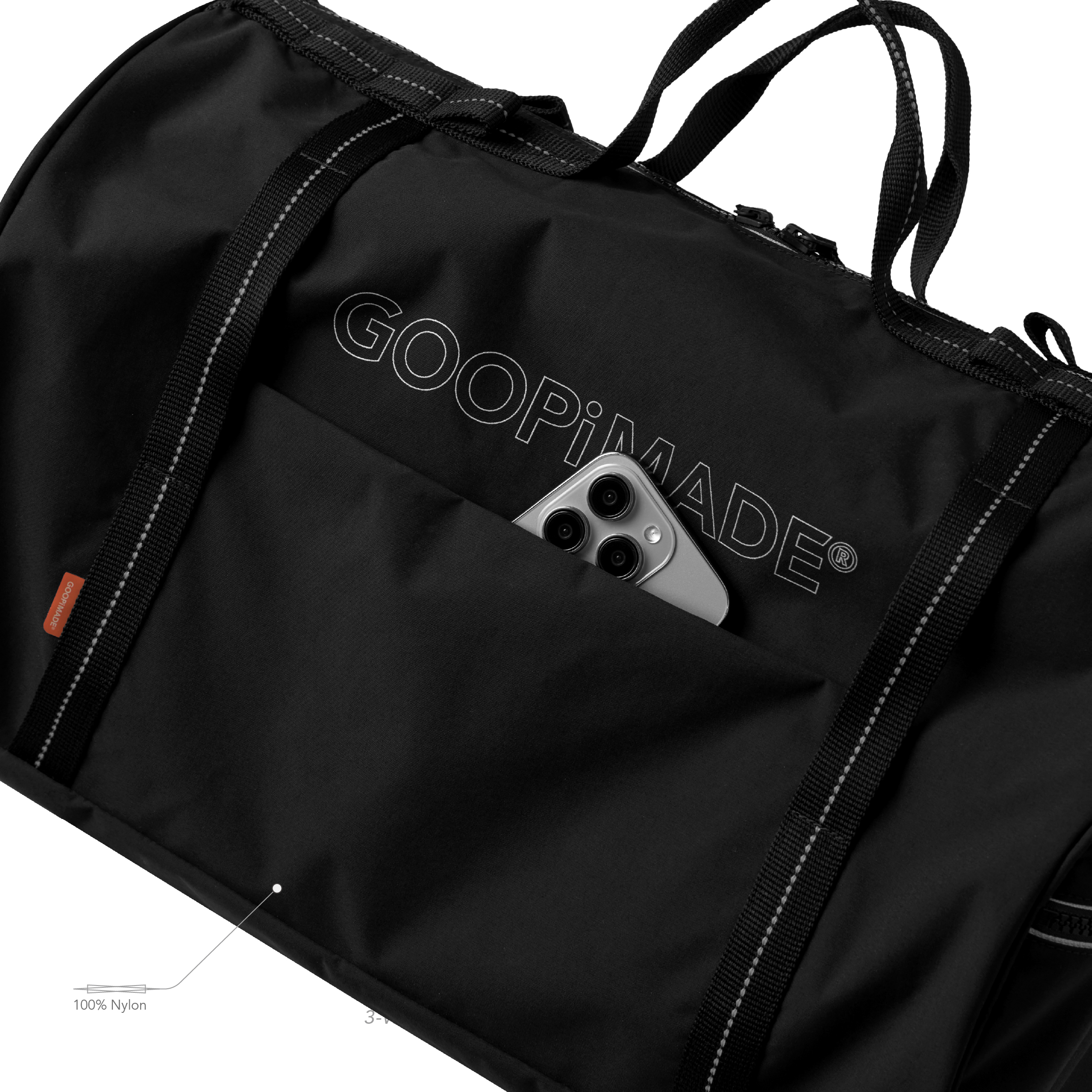 M-01B” 3-Way Utility Travel Bag（Deform）