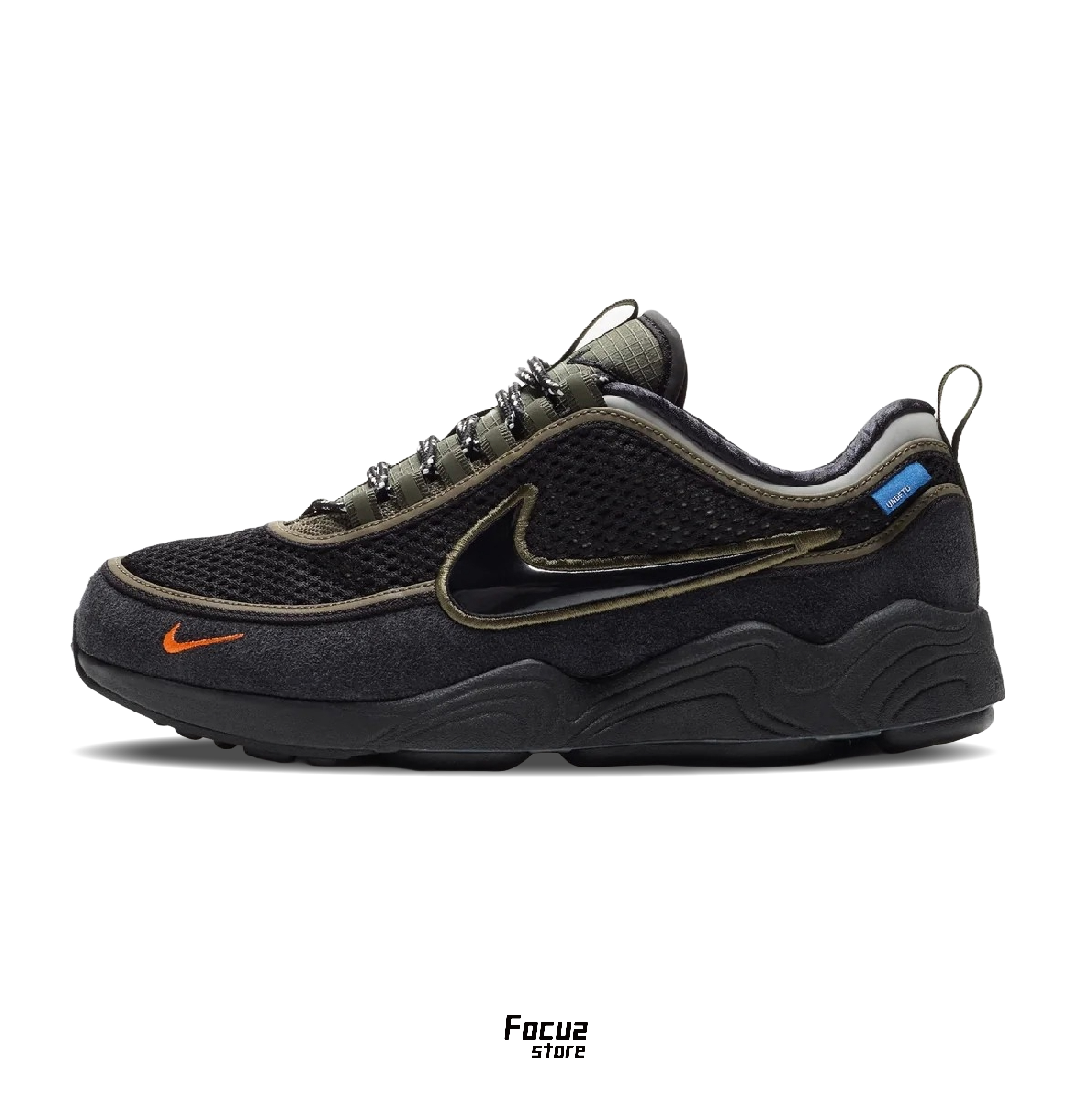 【Focus Store】預購 UNDEFEATED x Nike Zoom Spiridon SP "Cargo Khaki" 黑軍綠 HV4847-300