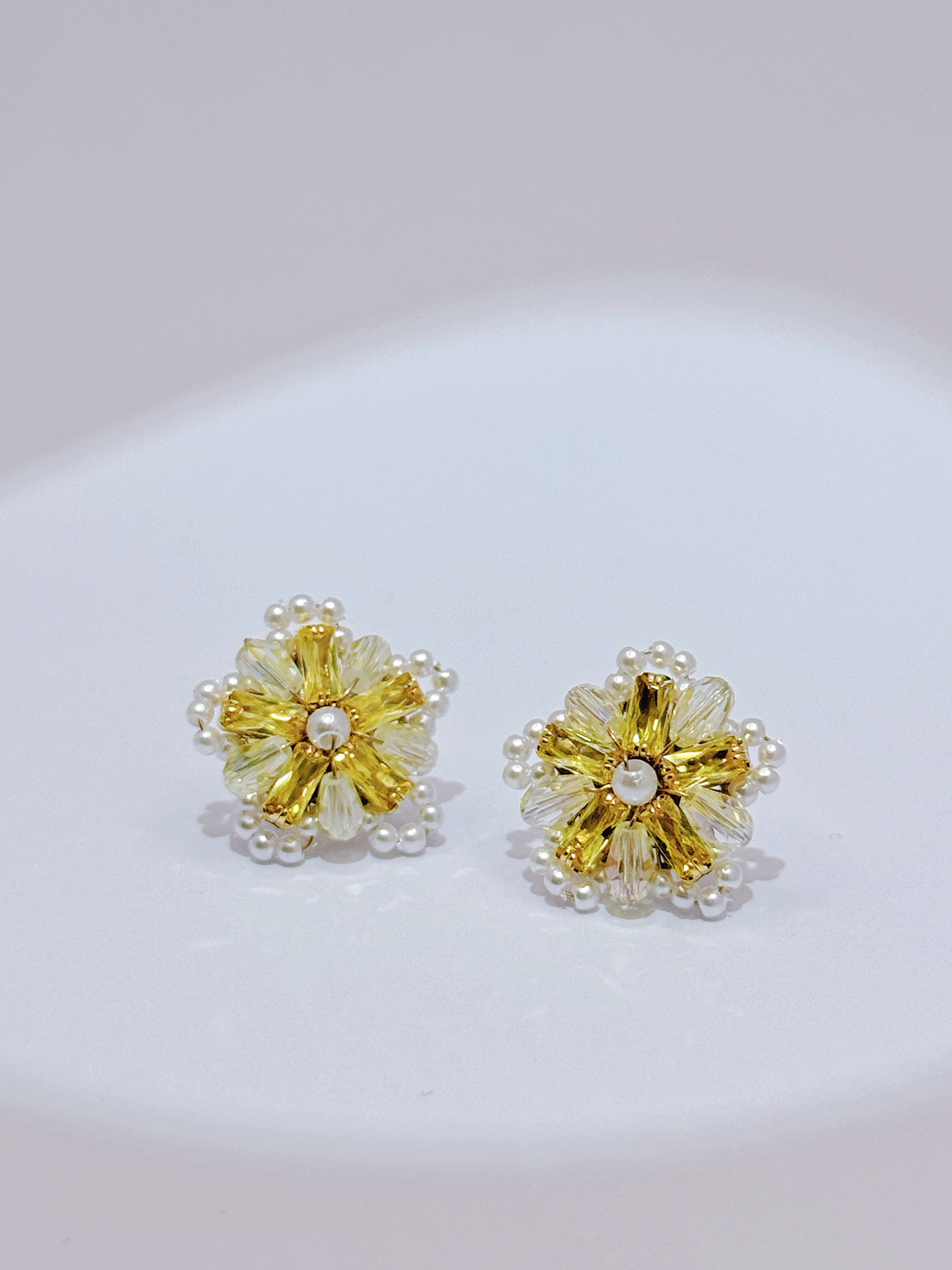 AC0314 Handmade crystal earrings