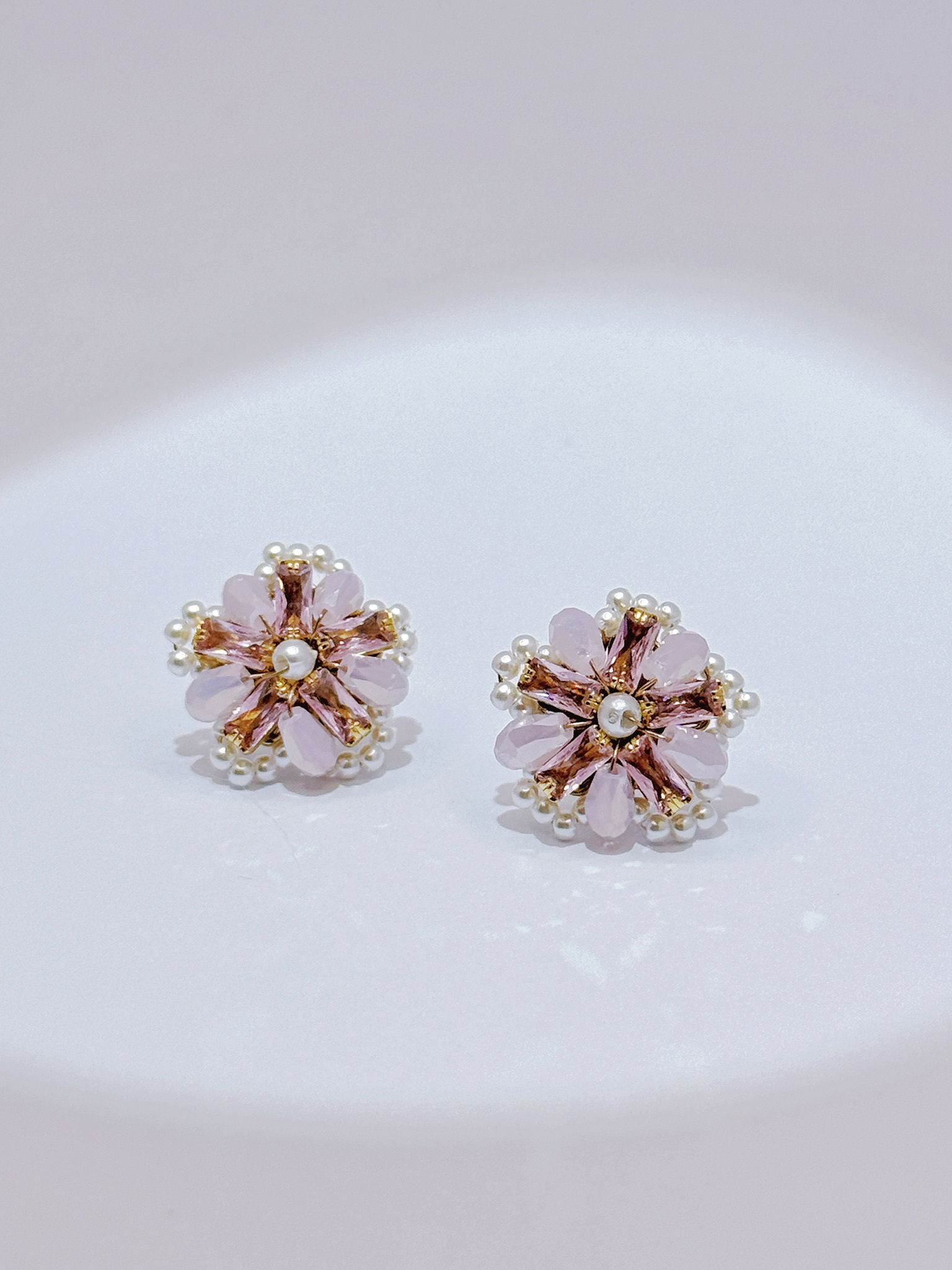 AC0314 Handmade crystal earrings