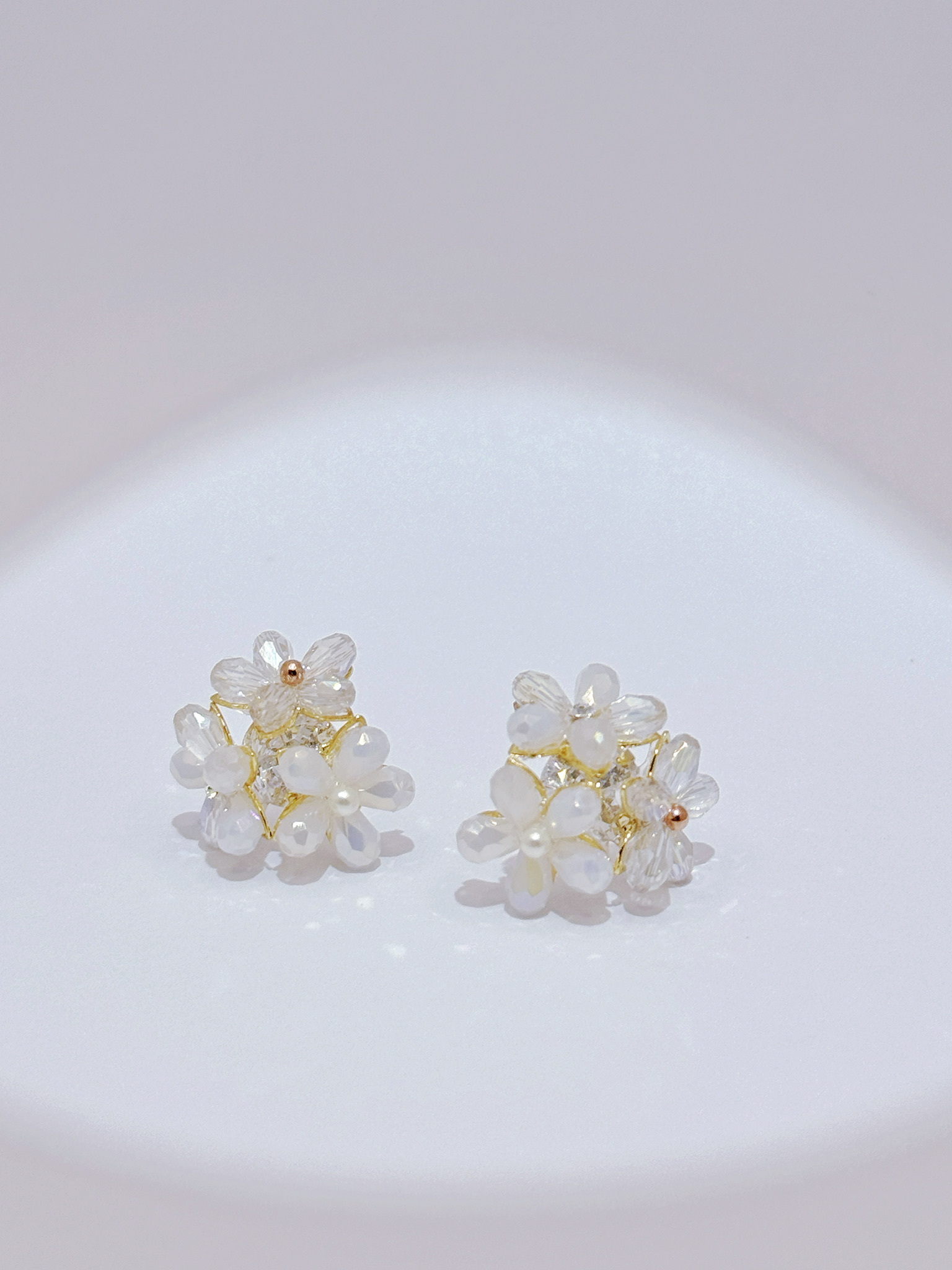 AC0316 Handmade crystal earrings