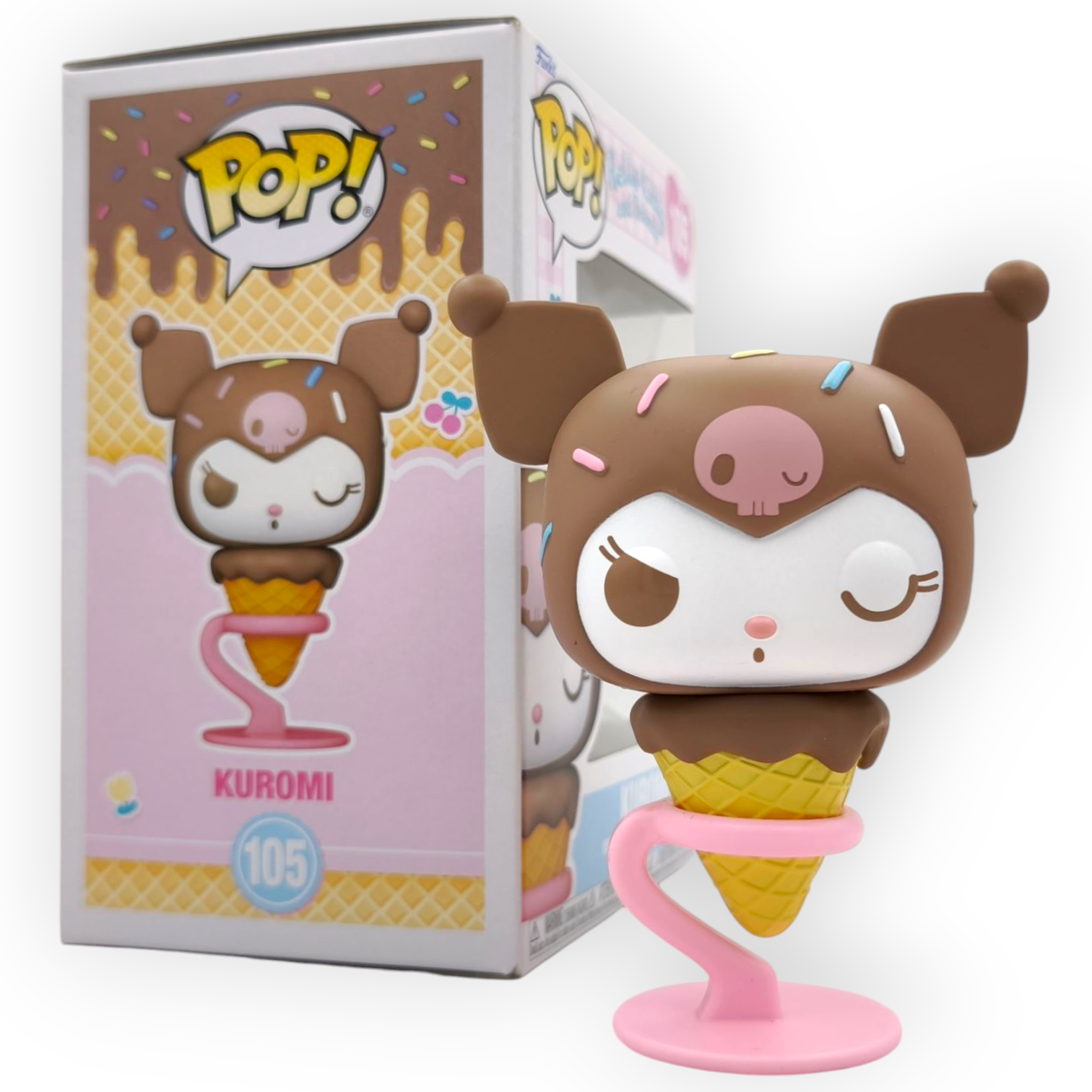 FUNKO POP<Hello Kitty and Friends>Kuromi可羅米_甜筒-No.105