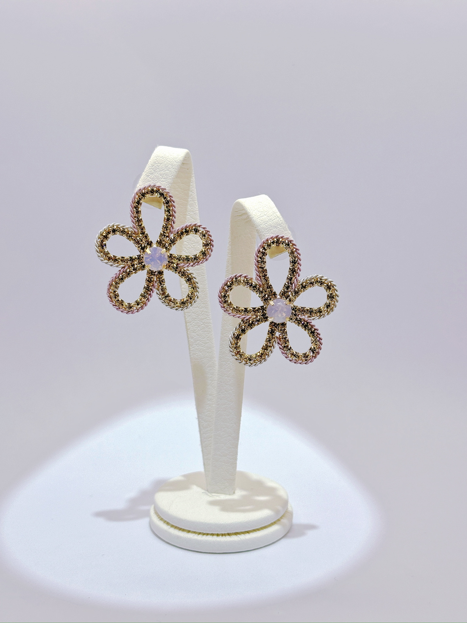 AC0326 Handmade crystal earrings