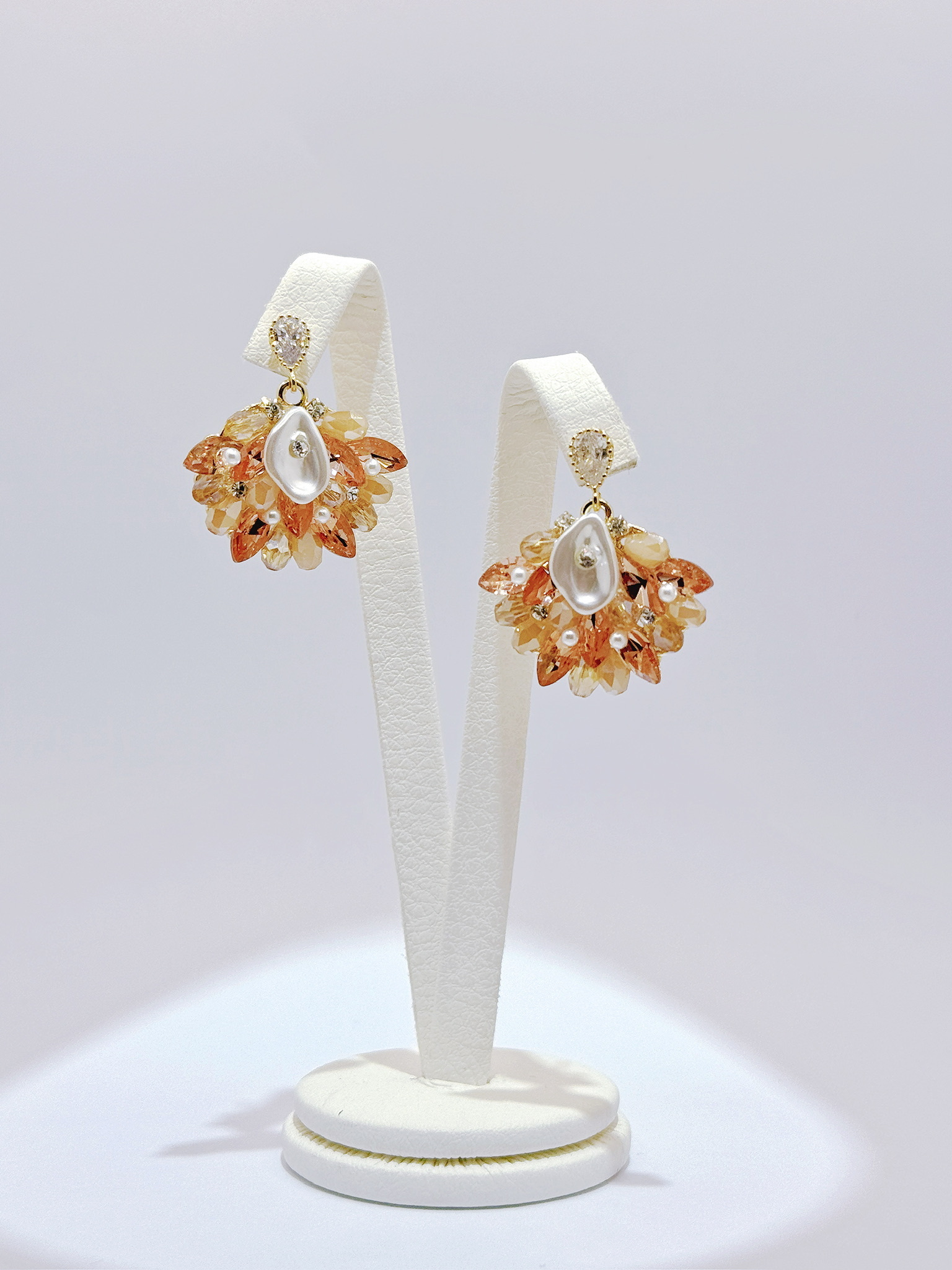 AC0328 Handmade crystal earrings