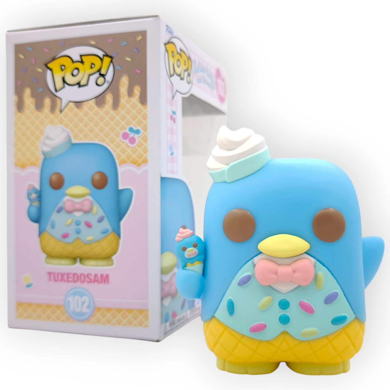 FUNKO POP<Hello Kitty and Friends>山姆企鵝Tuxedosam_雪糕-No.102