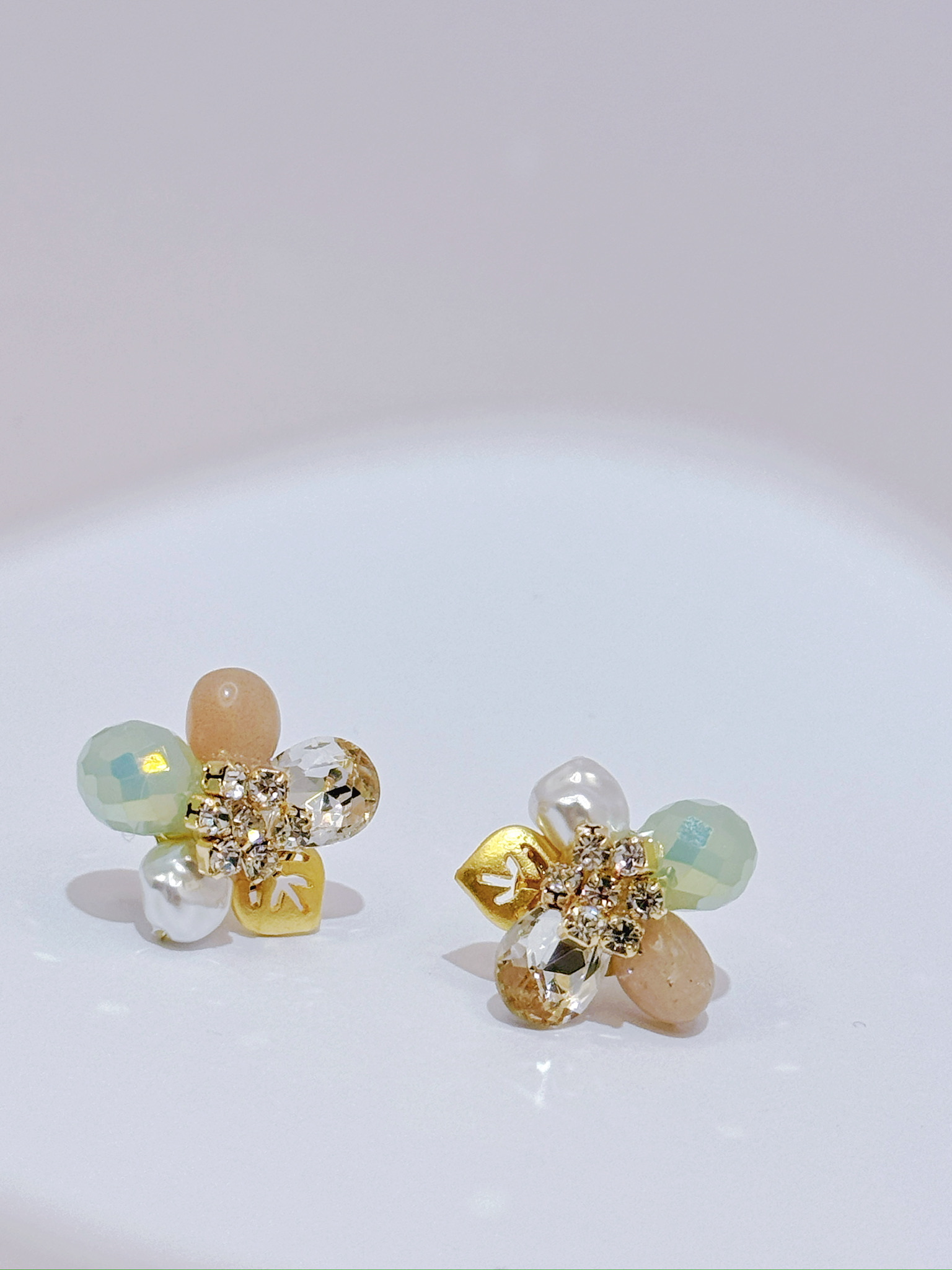 AC0329 Handmade crystal earrings