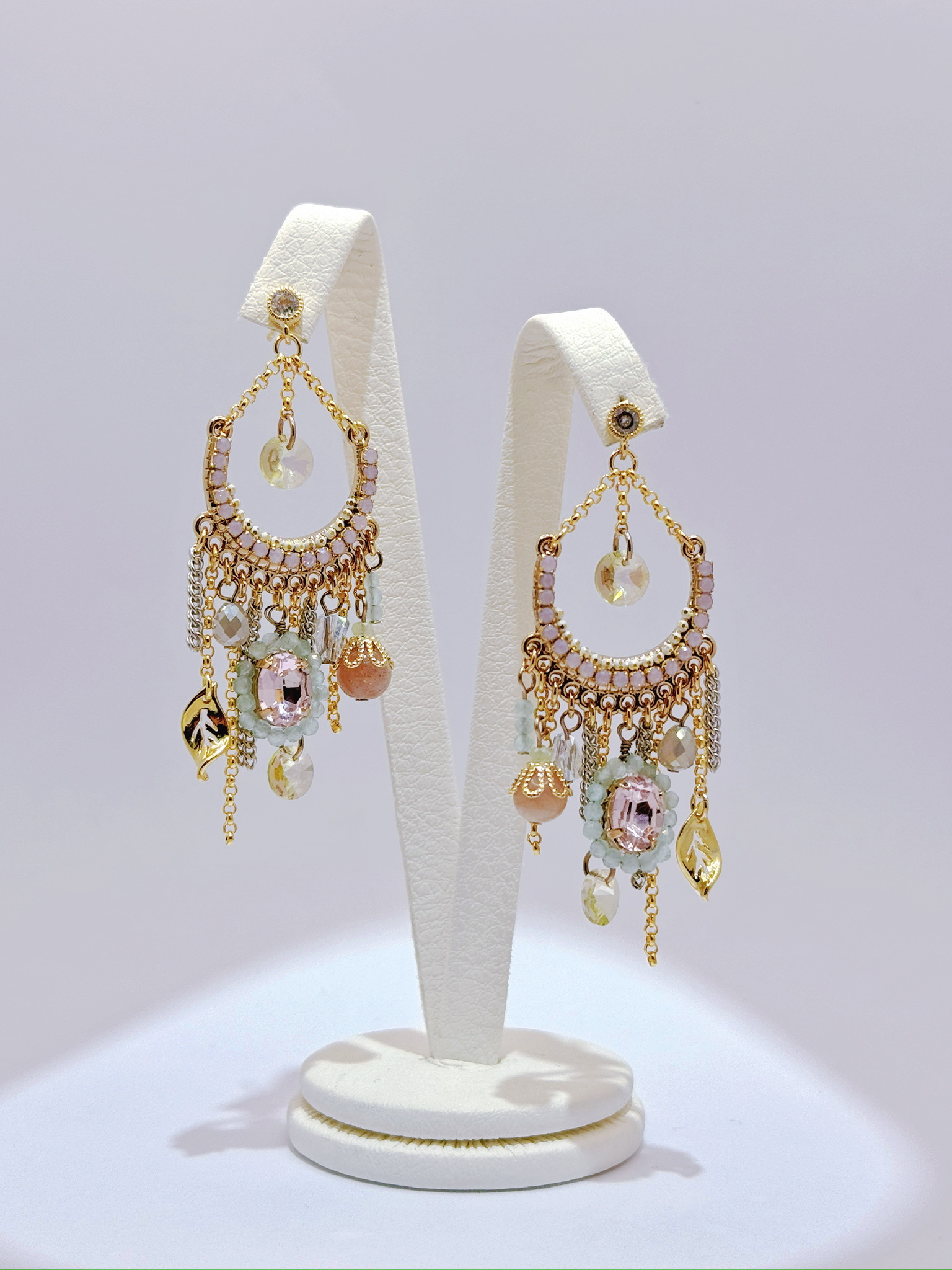 AC0330 Handmade crystal earrings