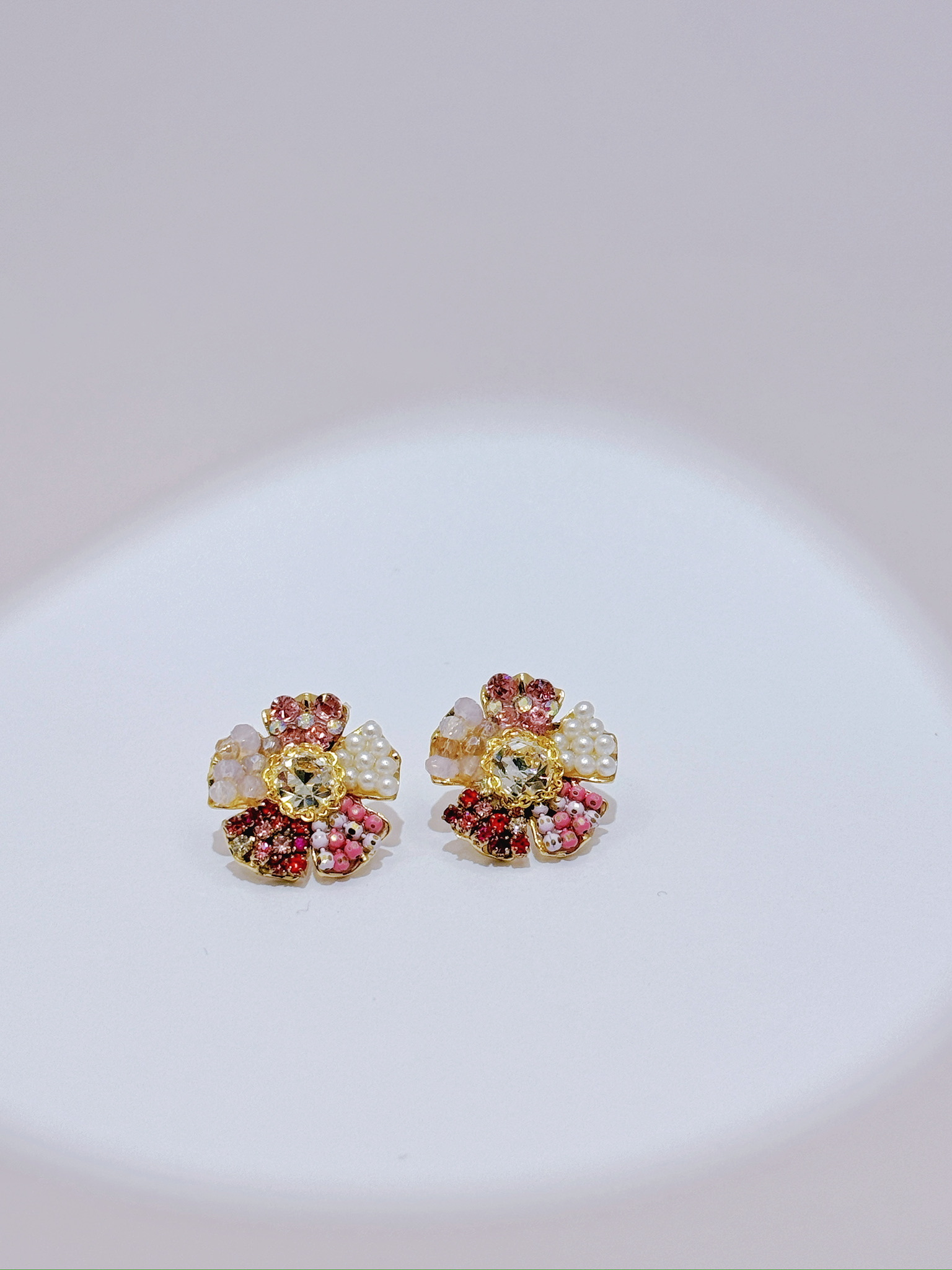 AC0304 Handmade crystal earrings