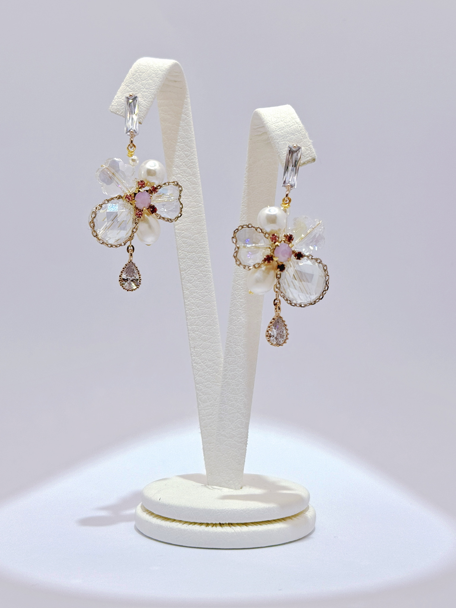 AC0303 Handmade crystal earrings