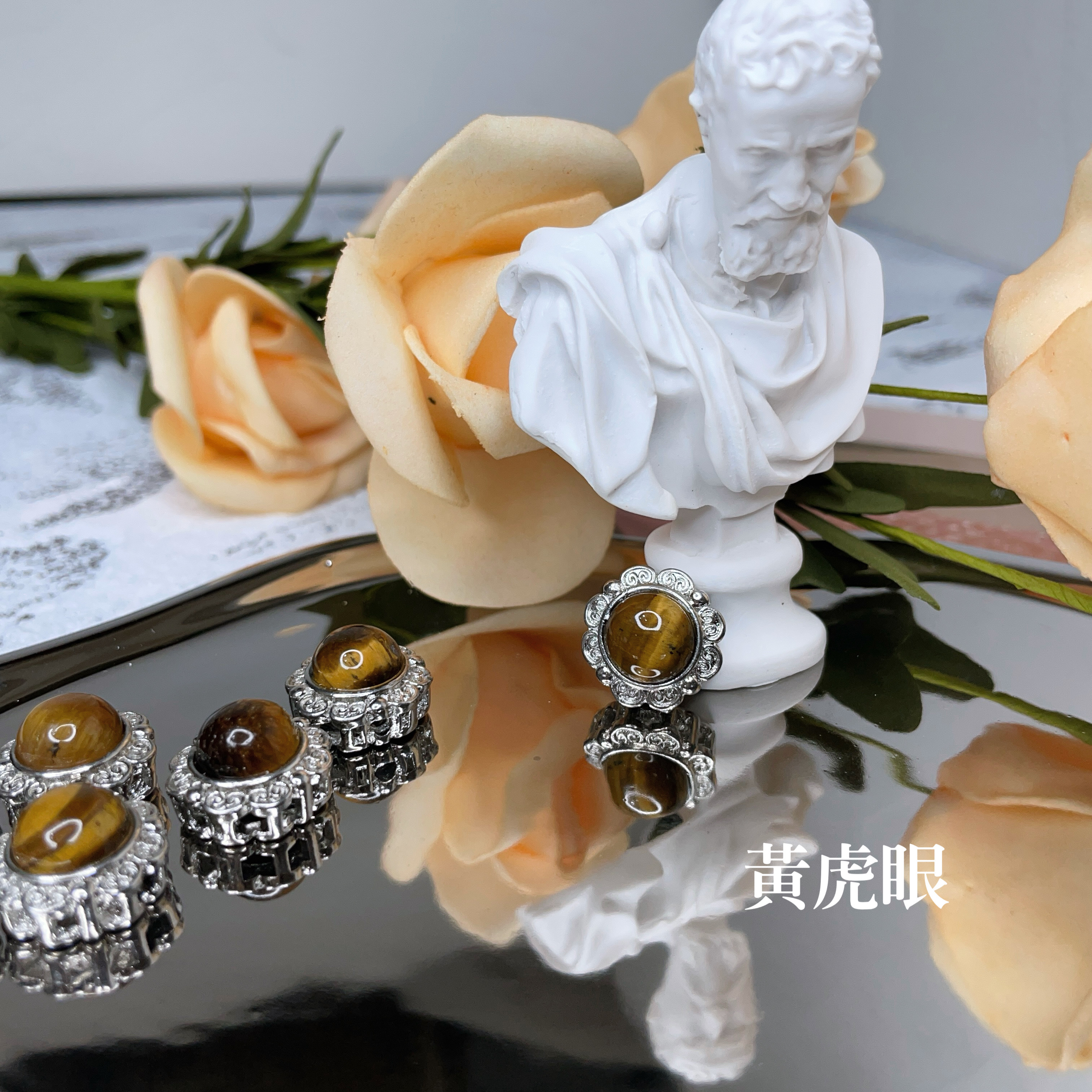 寶盒穿孔配件｜各式水晶礦石