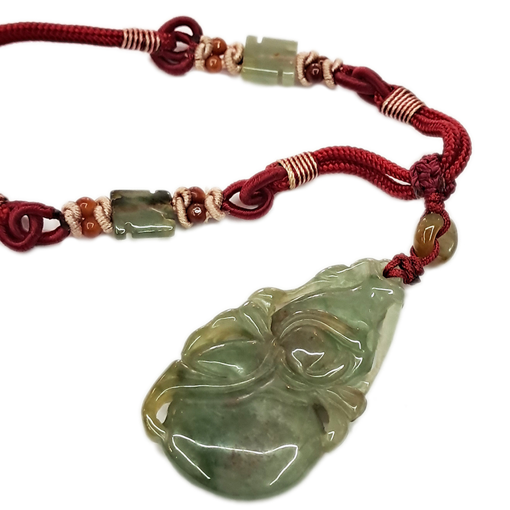 福祿{葫蘆}玉佩中國結項鍊【十方】123086