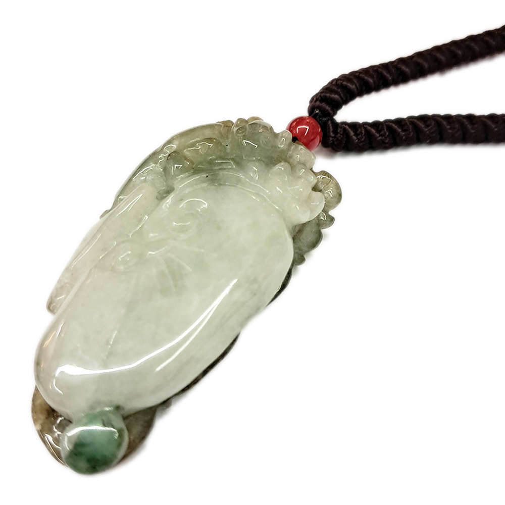 如意貔貅一夜致富{緬甸玉}冰種【十方】135514