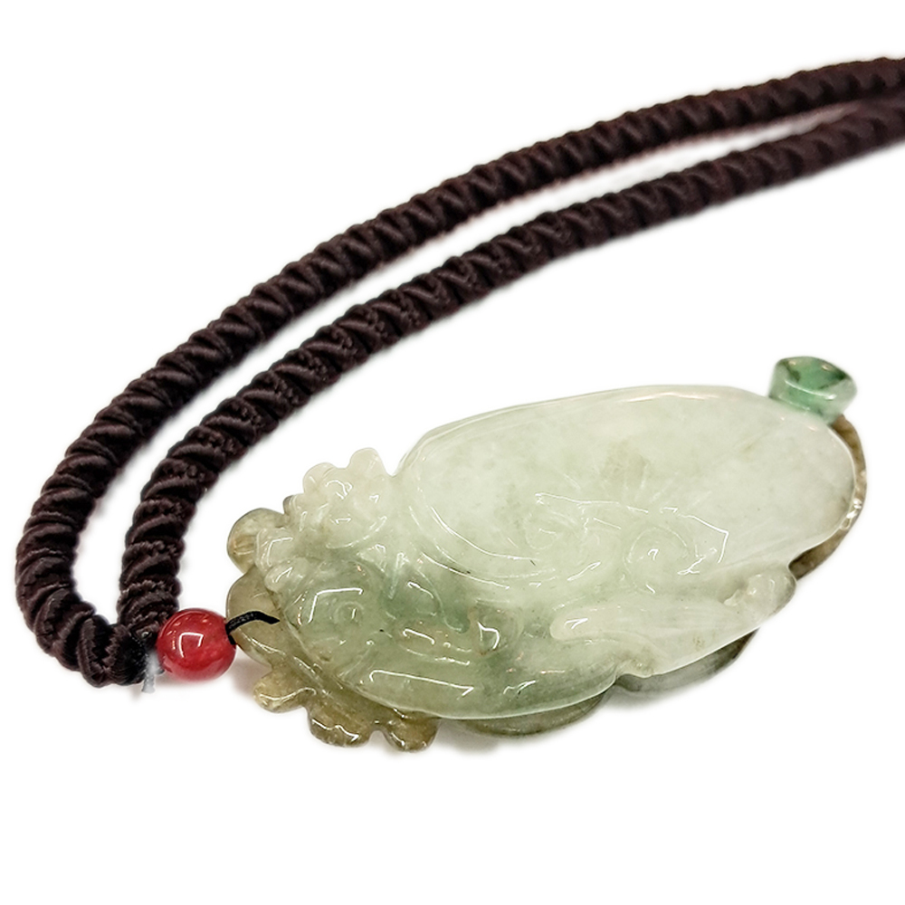 如意貔貅一夜致富{緬甸玉}冰種【十方】135514