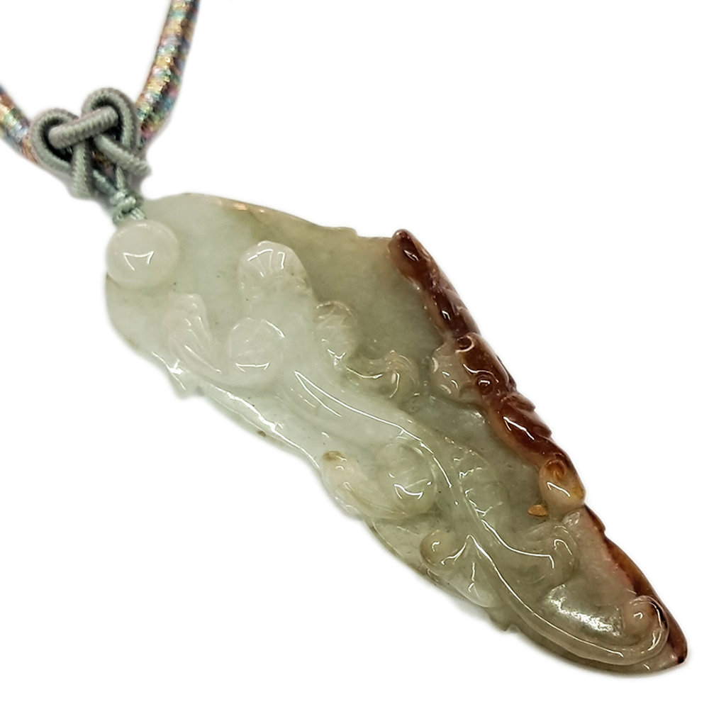 招財貔貅事業有成{天然老坑紅翡雙彩} 中國結項鍊【十方】135594