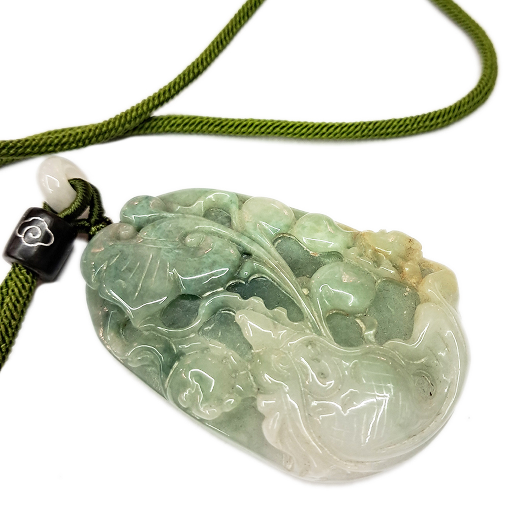 如意龍魚{湖青綠}中國結項鍊【十方】135598