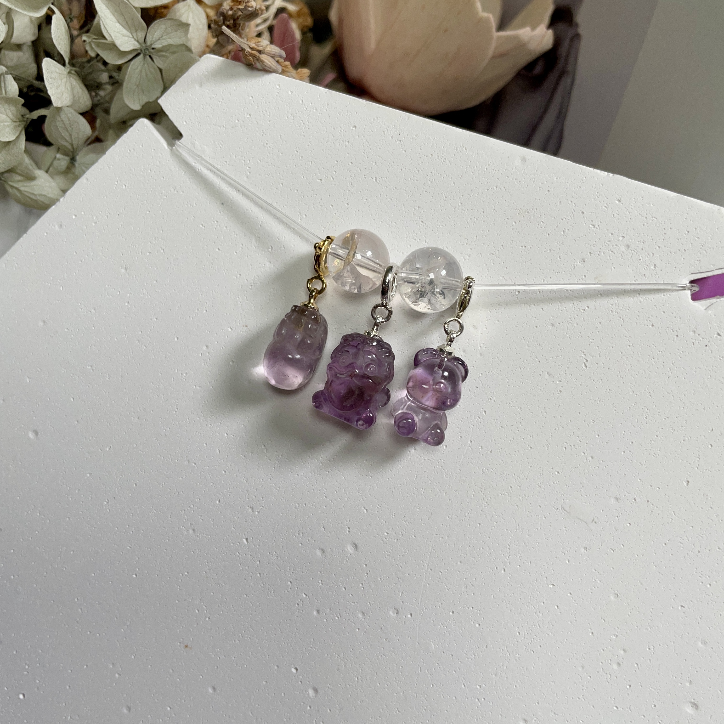 靈氣盈盈｜紫水晶隨意扣