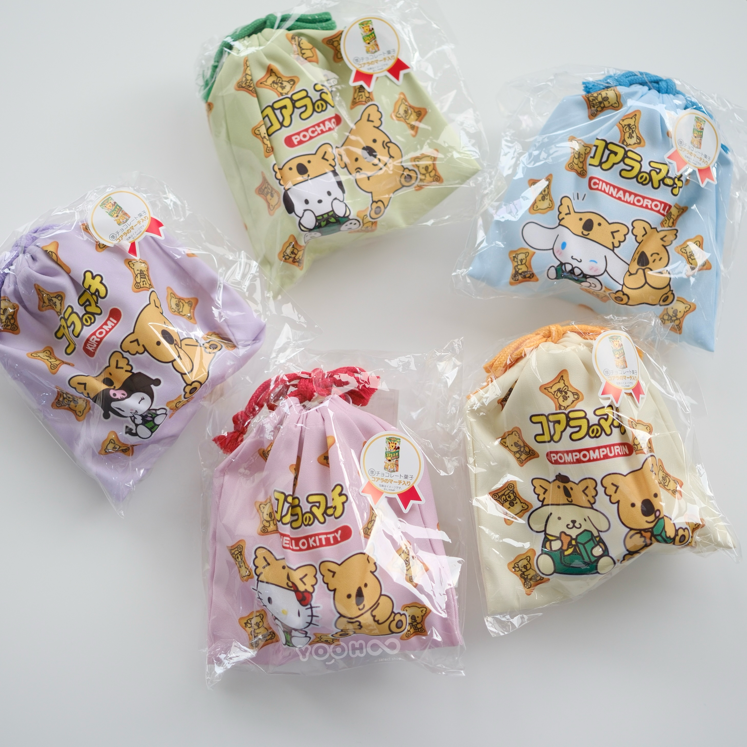 現貨┃日本 三麗鷗 LOTTE 樂天小熊 小熊餅乾 聯名款 吊飾 收納包