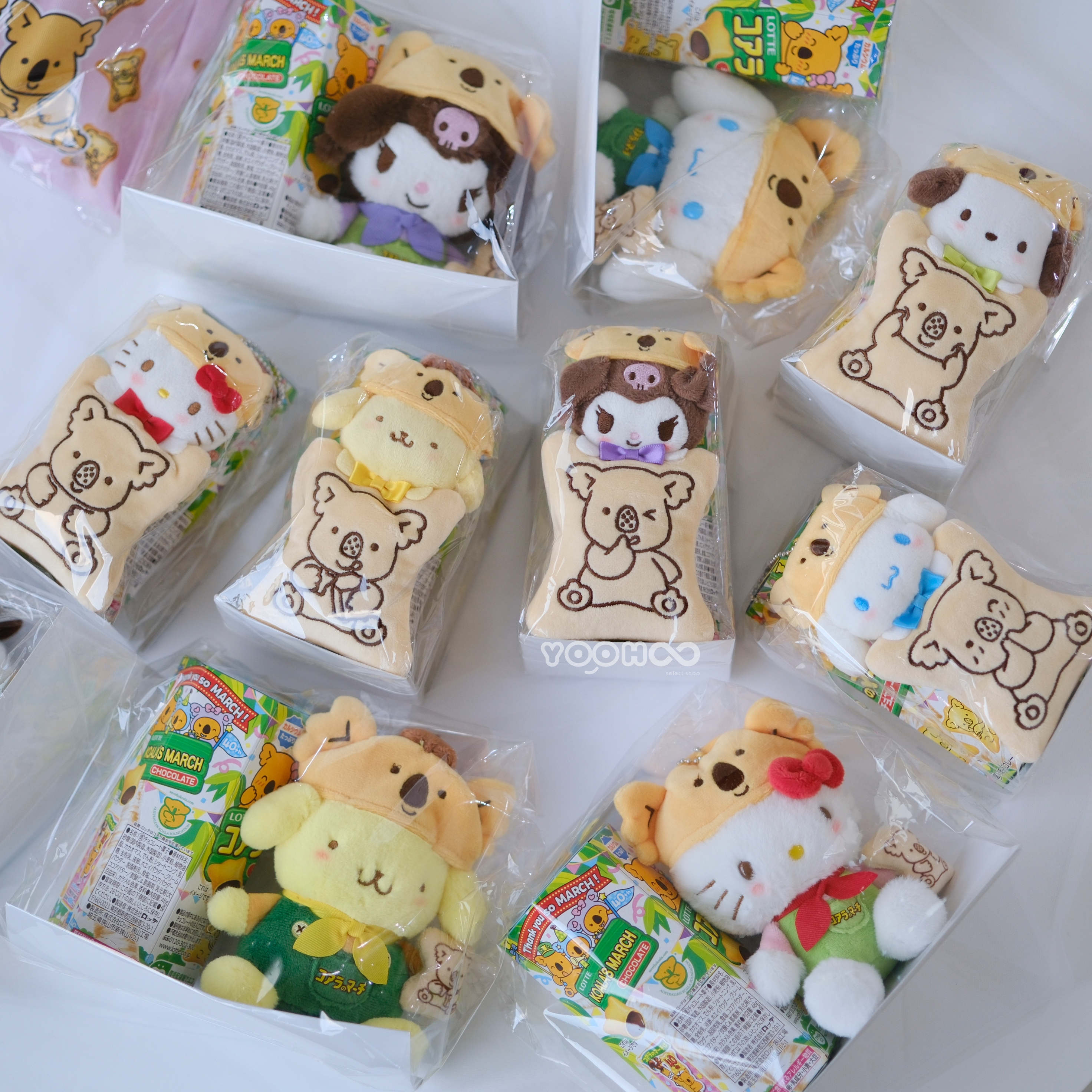 現貨┃日本 三麗鷗 LOTTE 樂天小熊 小熊餅乾 聯名款 吊飾 收納包