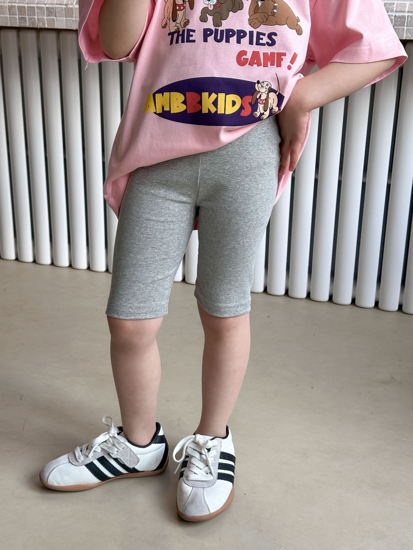 七色騎行五分馬褲