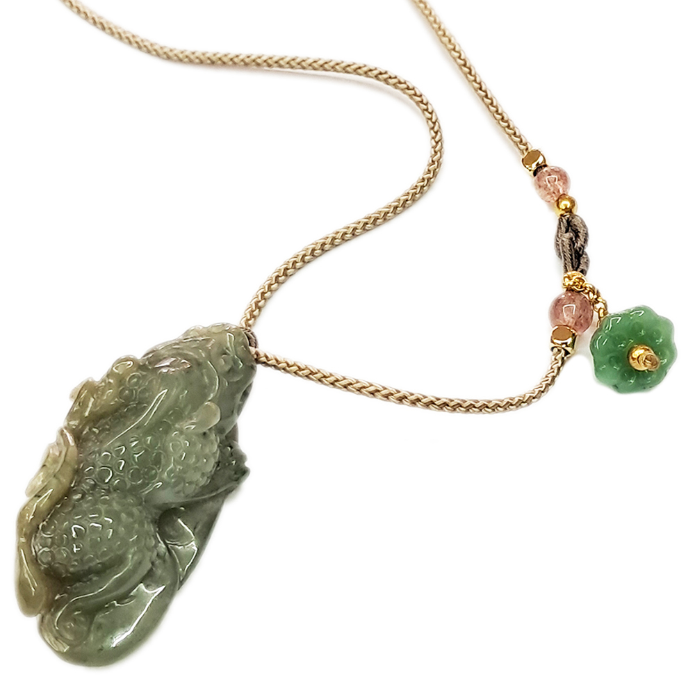 招財貔貅{緬甸玉}吉祥項鍊【十方】135362