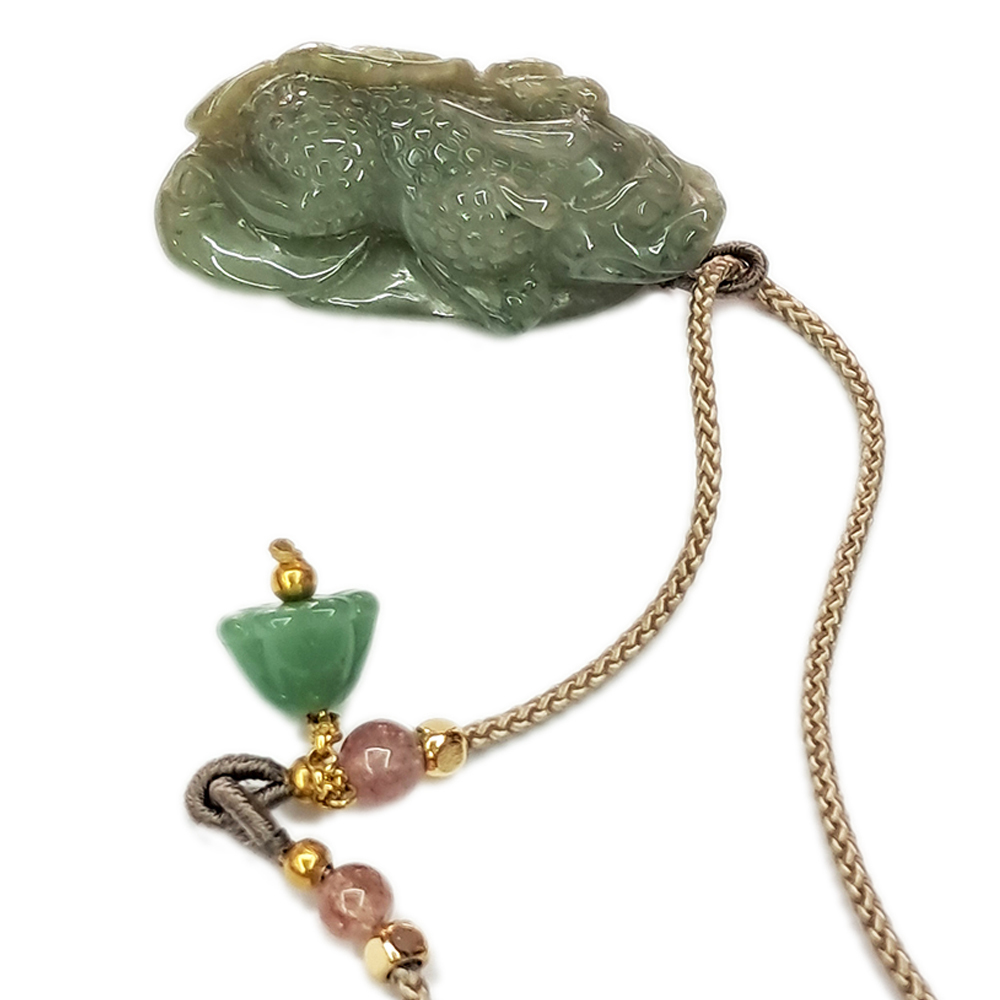 招財貔貅{緬甸玉}吉祥項鍊【十方】135362