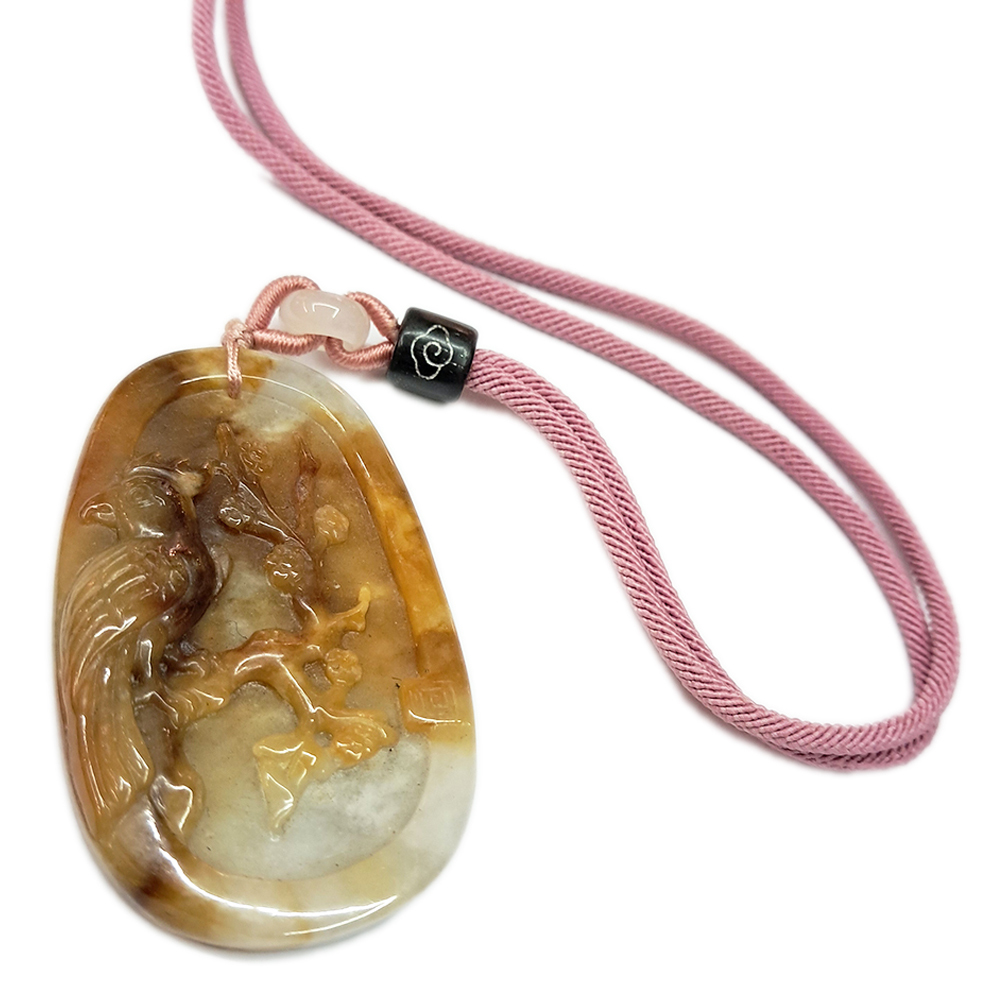 喜上眉梢{蜜糖黃雙彩}中國結項鍊【十方】135597