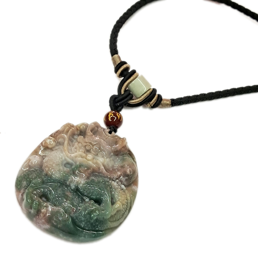 祥龍獻瑞{印度瑪瑙}項鍊【十方】137926