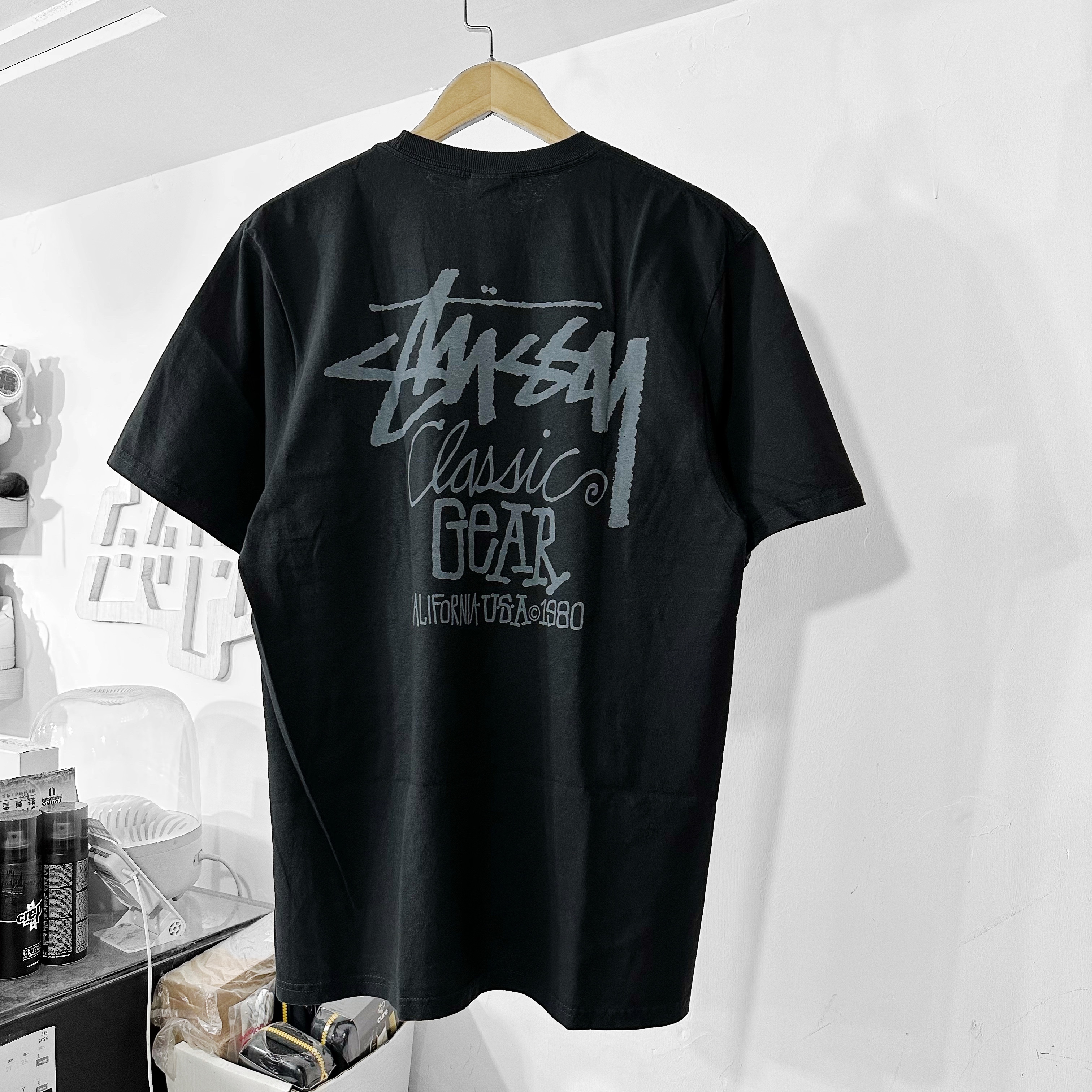 【Stussy】 正規品★ Pigment Dyed Classic Gear T-shirt Black Classic Gear Tee Pigment Dyed – Black | Tees | Stüssy Europe