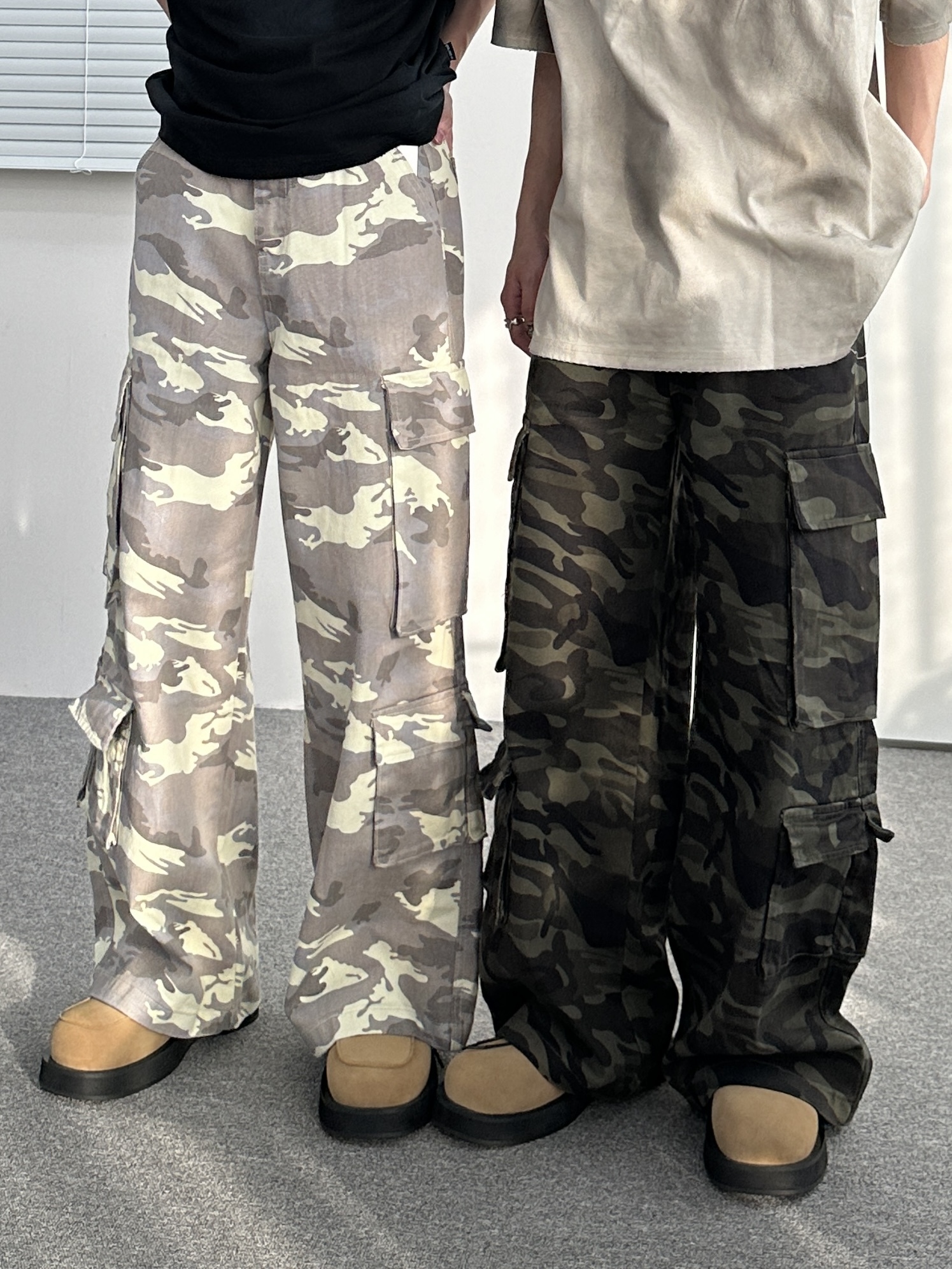 流暢版型迷彩褲