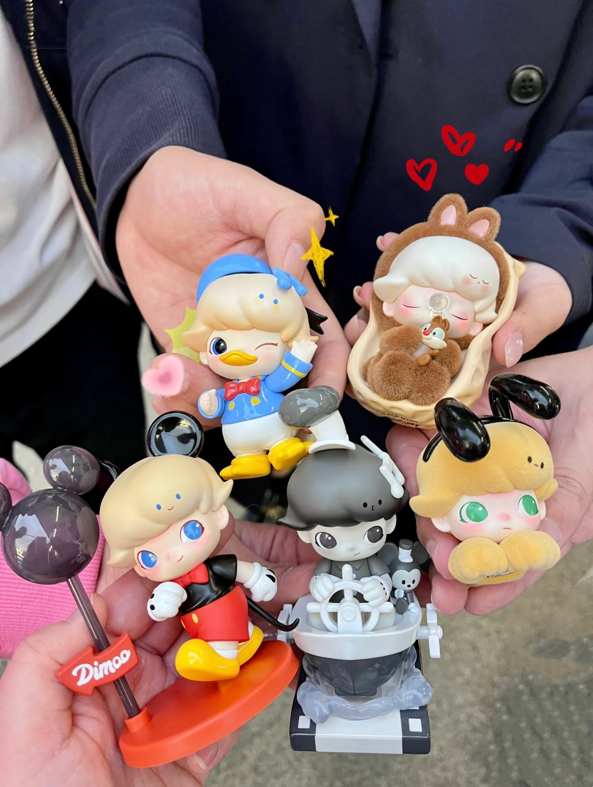 POPMART DIMOO WORLD x 迪士尼系列 公仔 盲盒 9+1款 (任買兩件超商免運)/預購