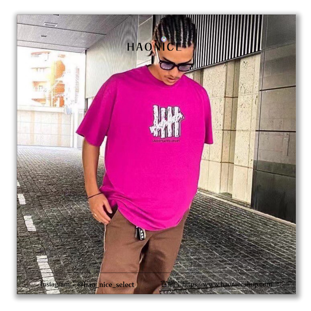【HAO NICE】100%正品 UNDEFEATED 美國潮牌🇺🇸街頭塗鴉風圓領棉質短袖 T恤
