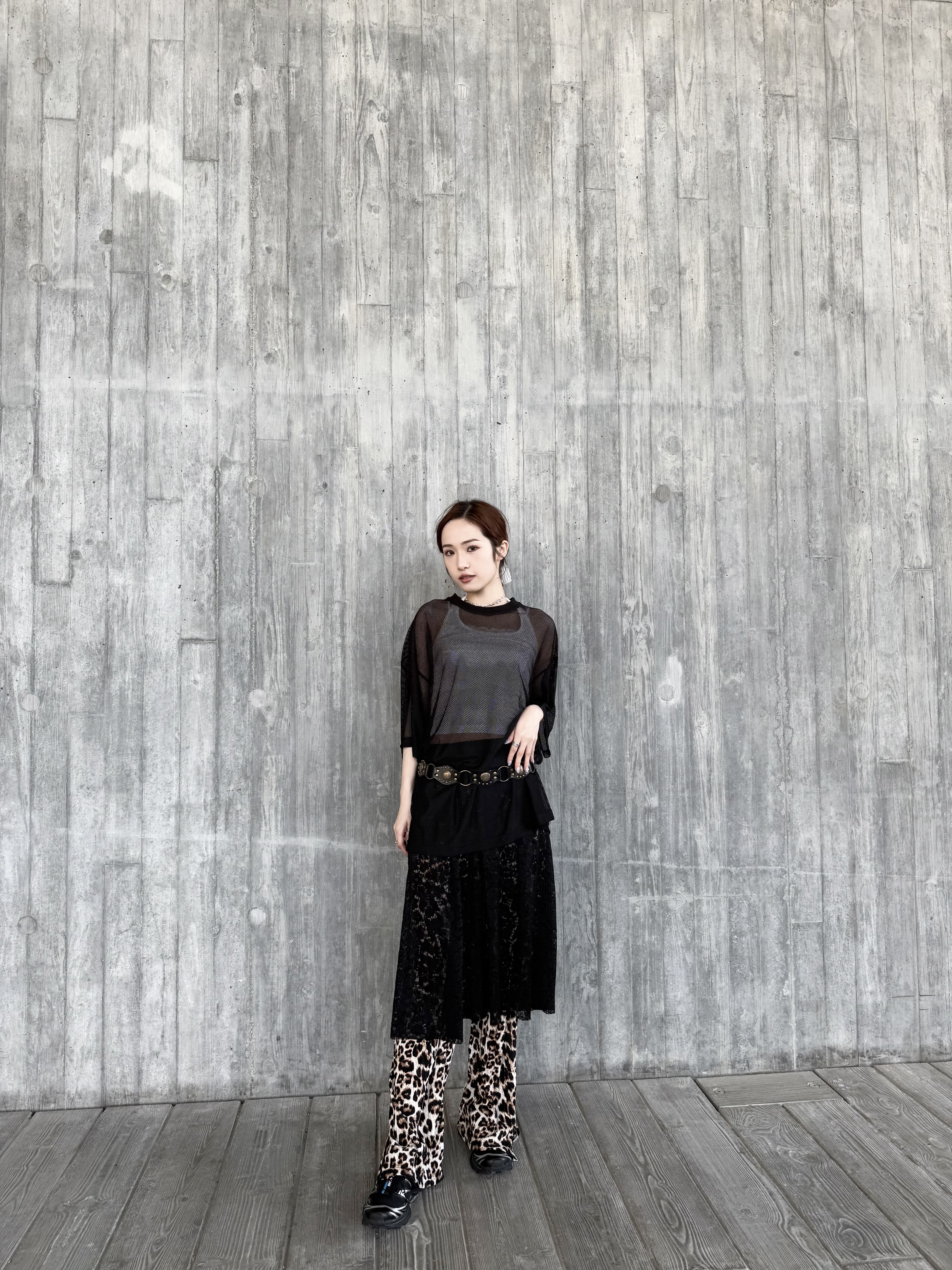 Unisex小網圓領Tee