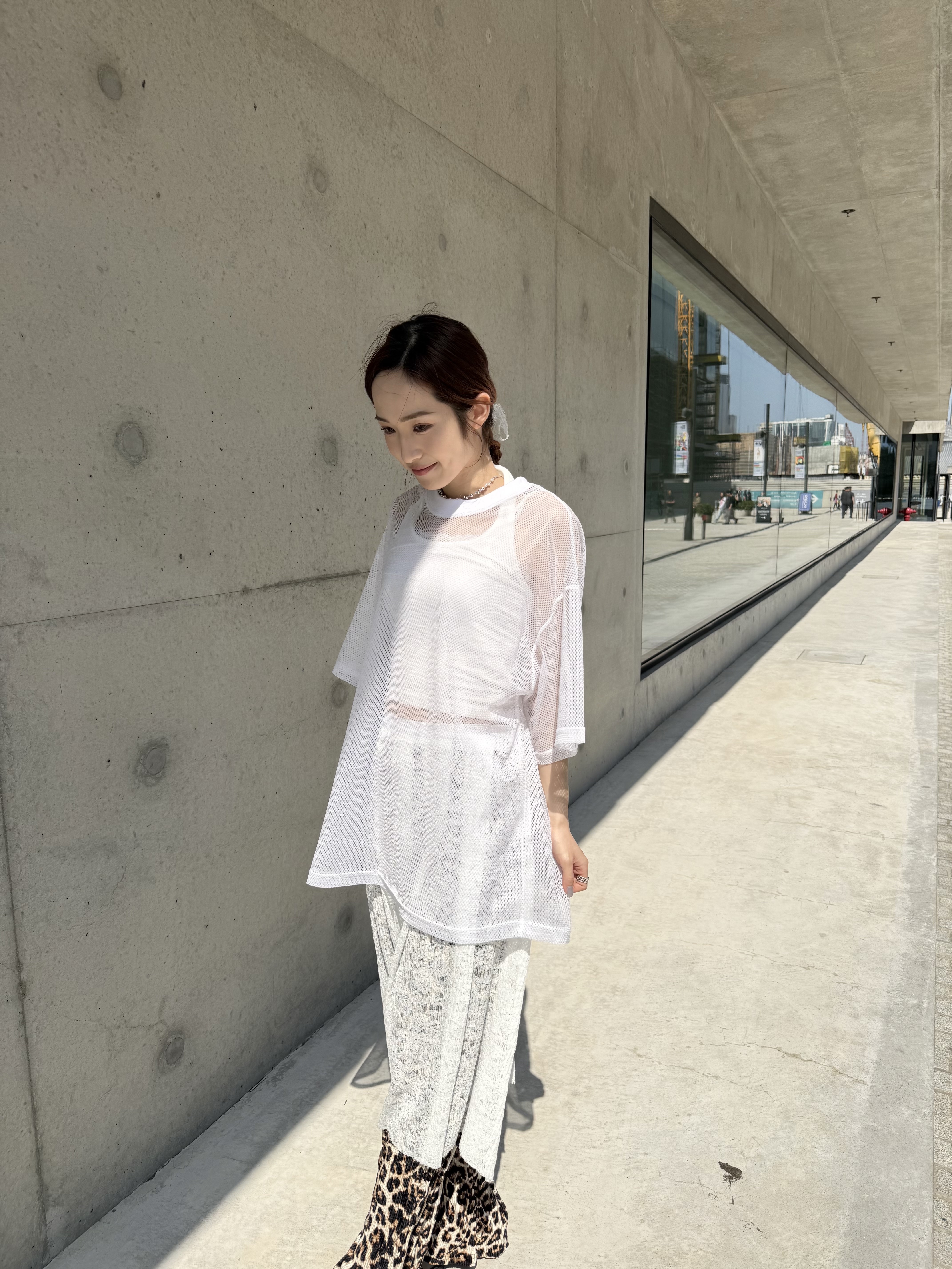 Unisex小網圓領Tee