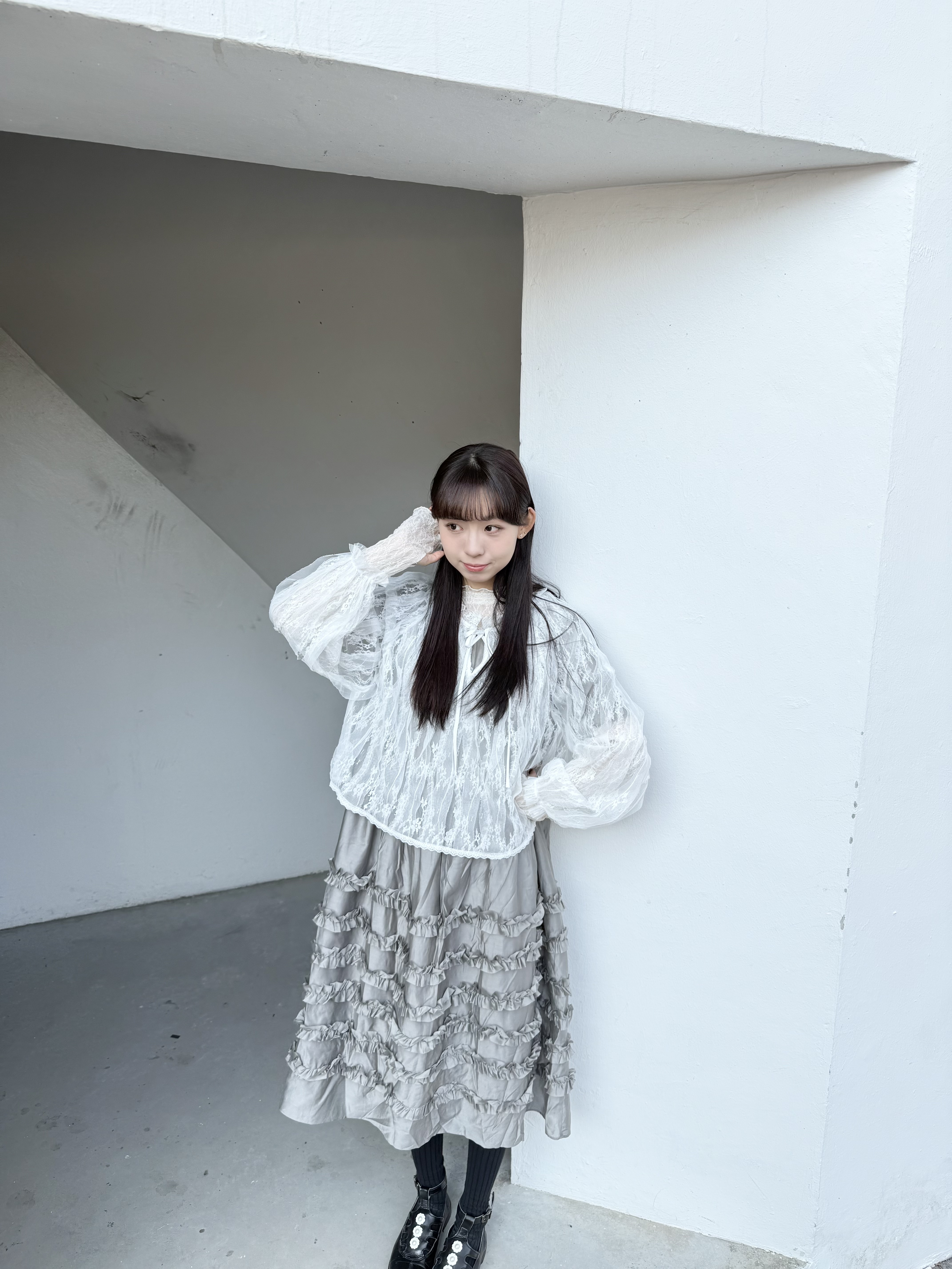 透明感蕾絲仙氣TOP