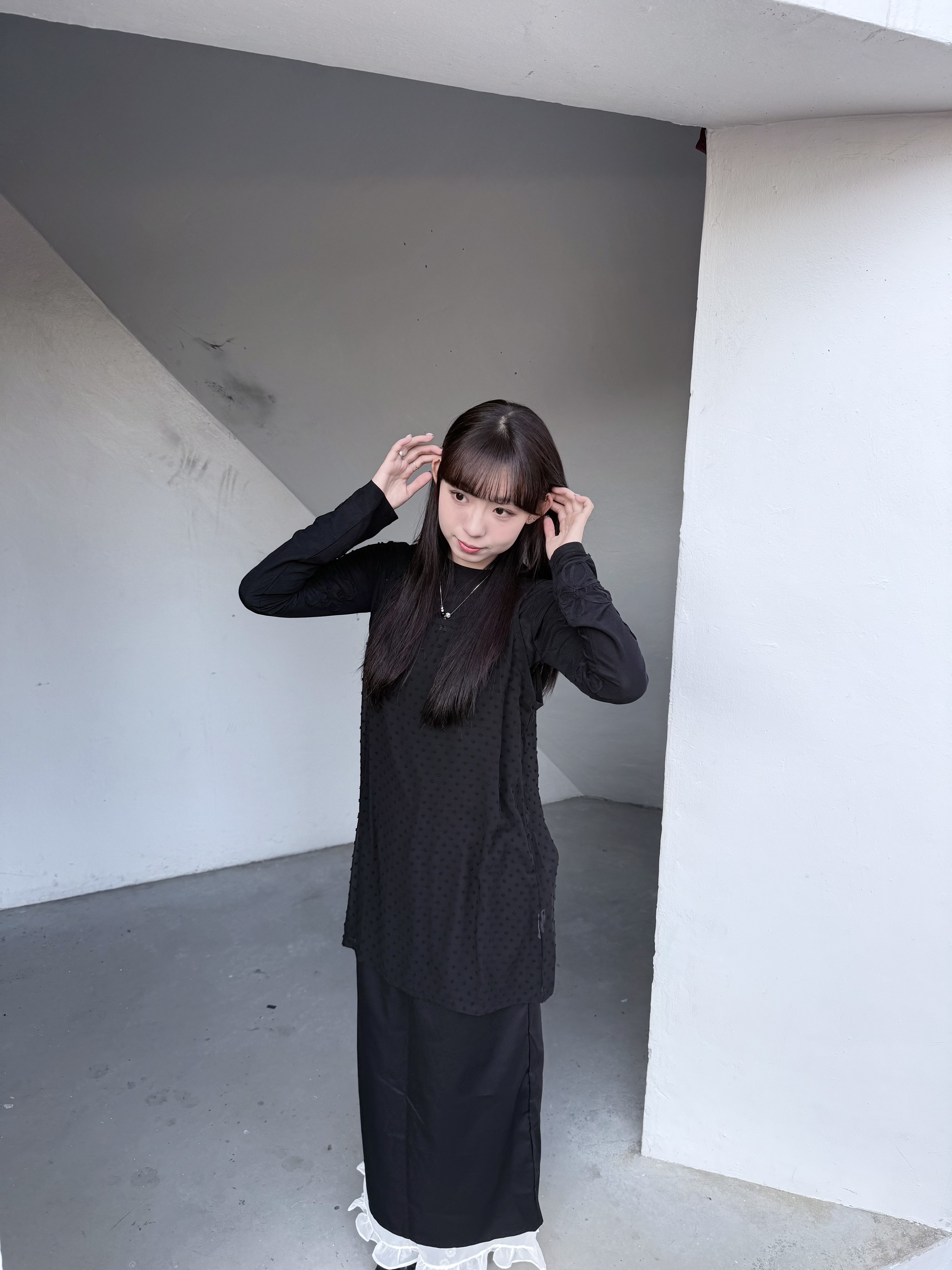 透明點點吊帶Layer